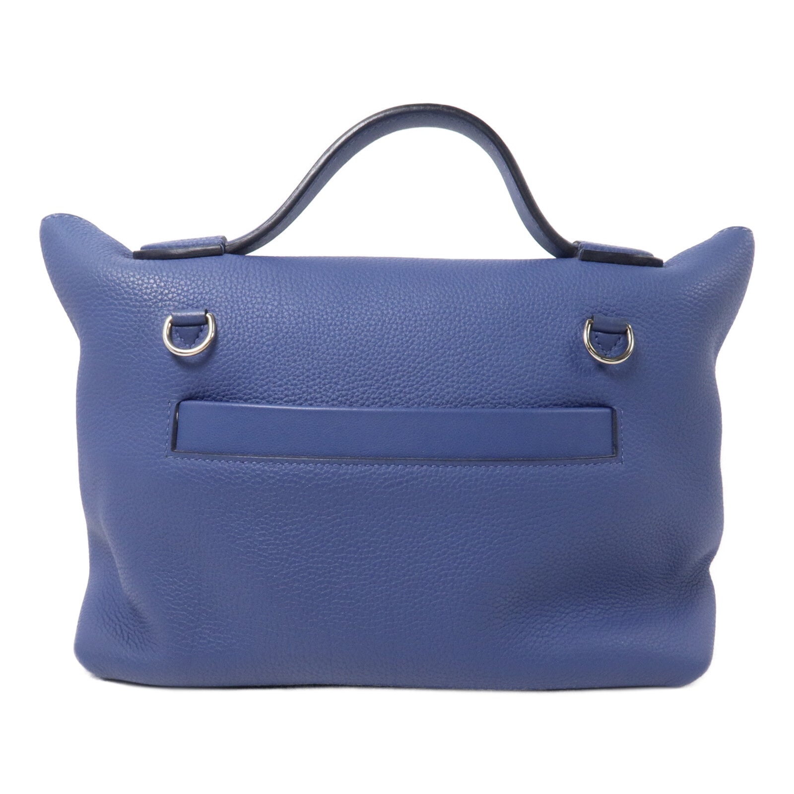 HERMES Togo皮革24/24 29cm手挽肩背兩用袋Bleu Brighton