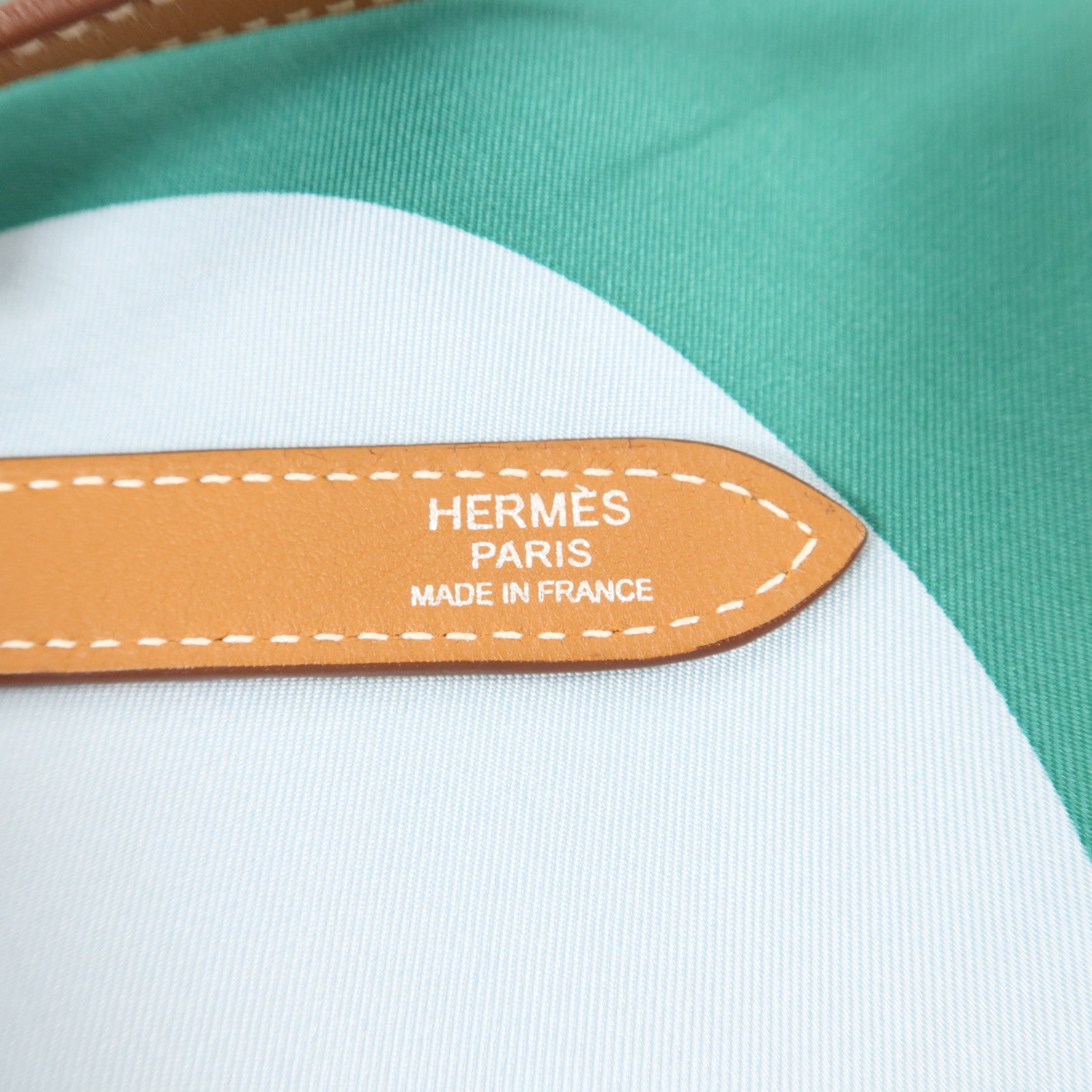 HERMES 絲質Silk City銀扣肩背袋