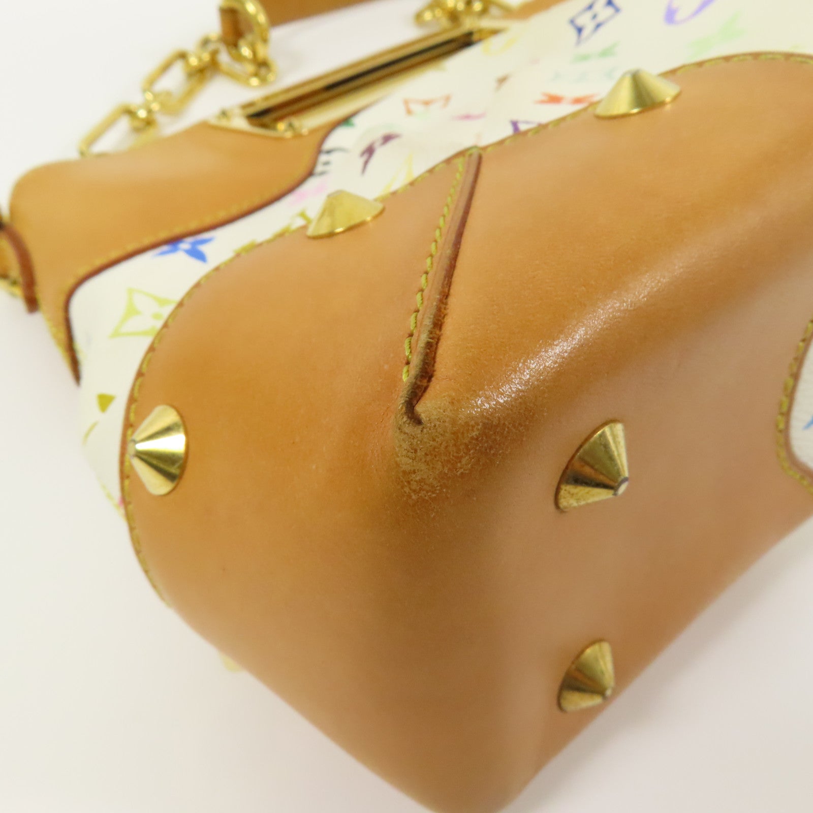 LOUIS VUITTON Monogram Multicolore Judy MM金扣手挽肩背兩用袋