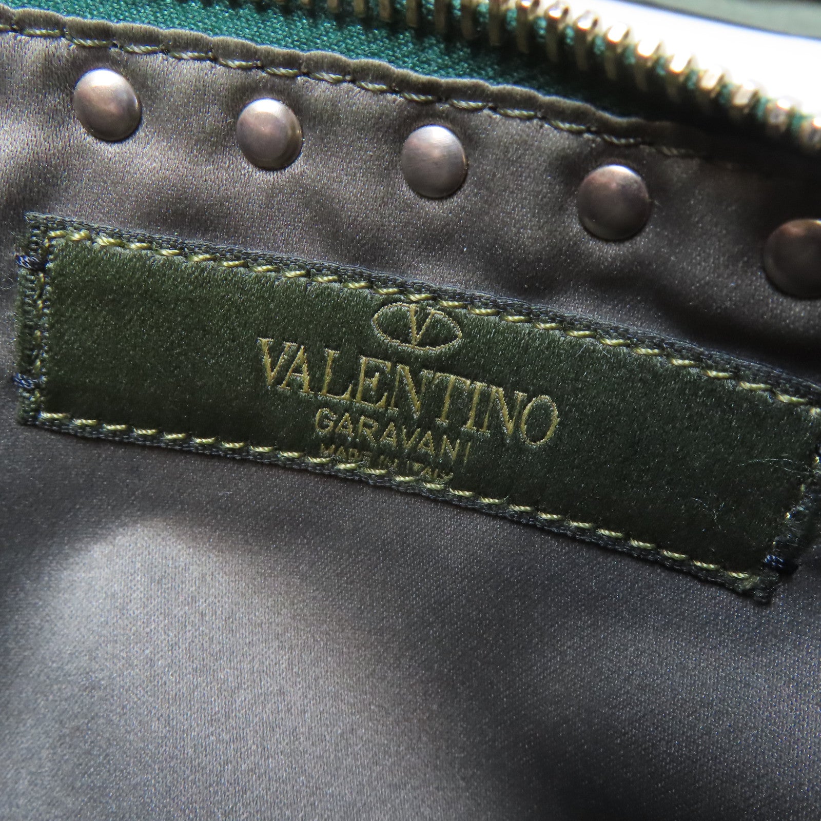 Valentino 【激減優惠】尼龍Clutch Bag金扣手拿包迷彩色