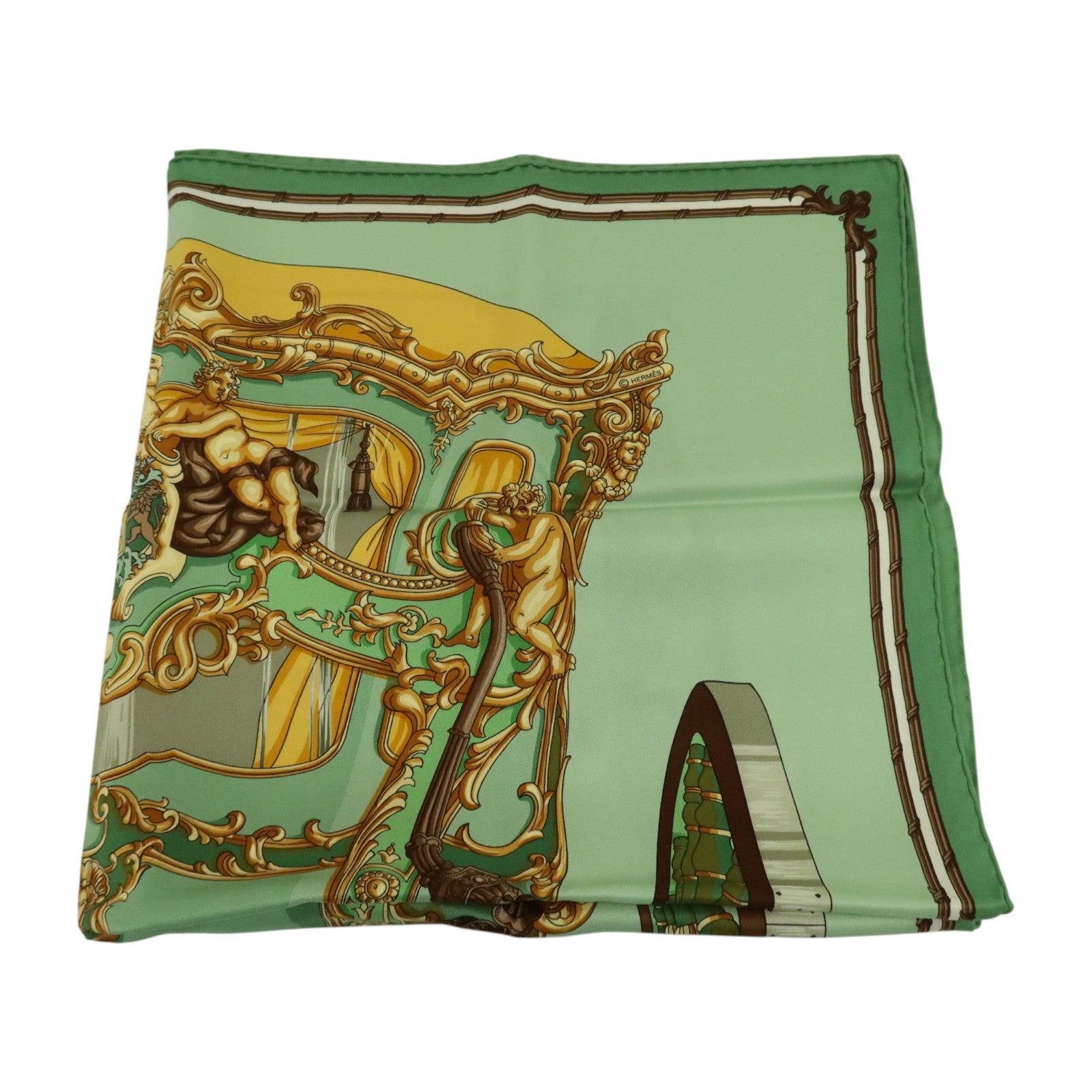 HERMES 絲質Scarf 70x70cm絲巾