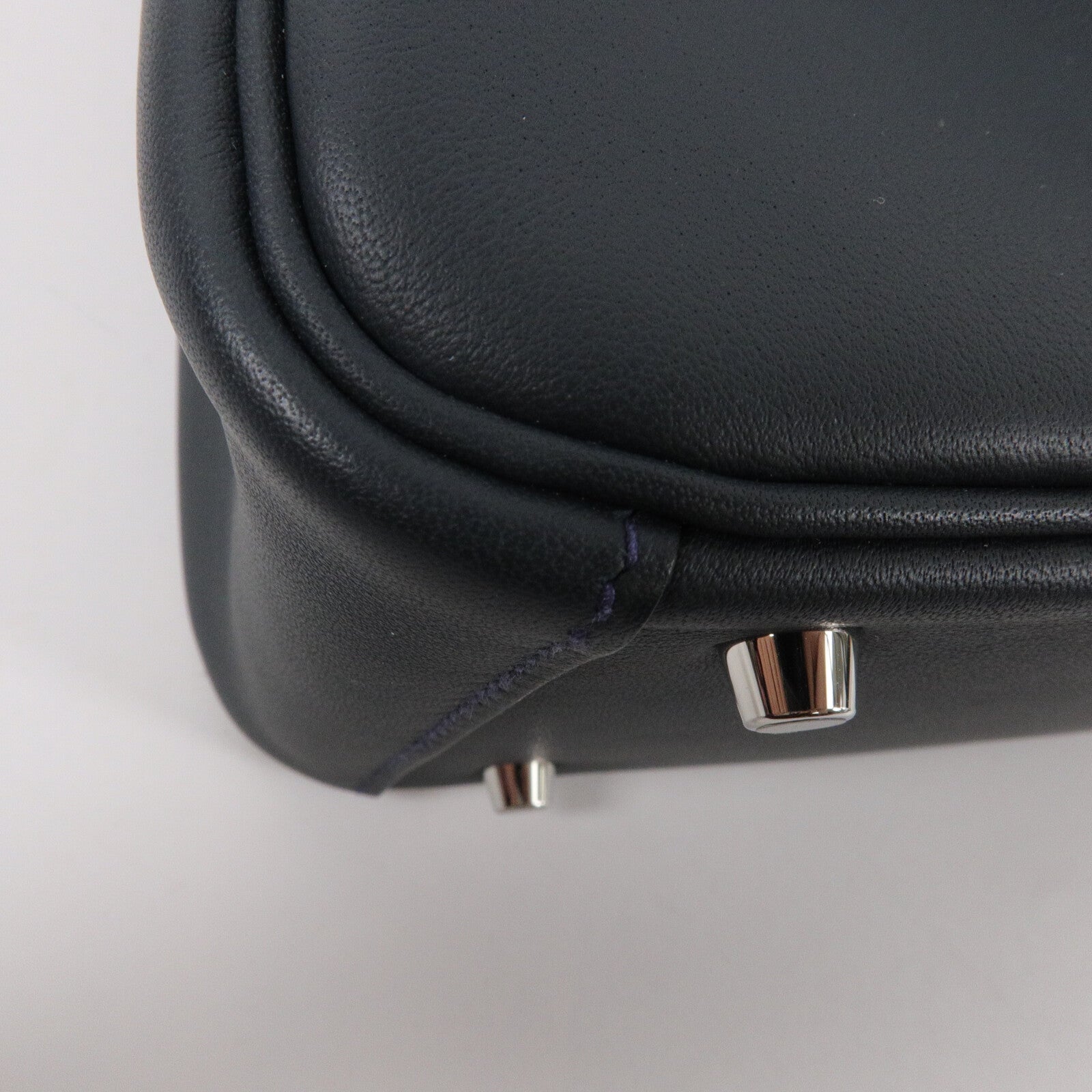 HERMES Swift皮革Mini Lindy手挽肩背兩用袋Vert Rousseau/Malach