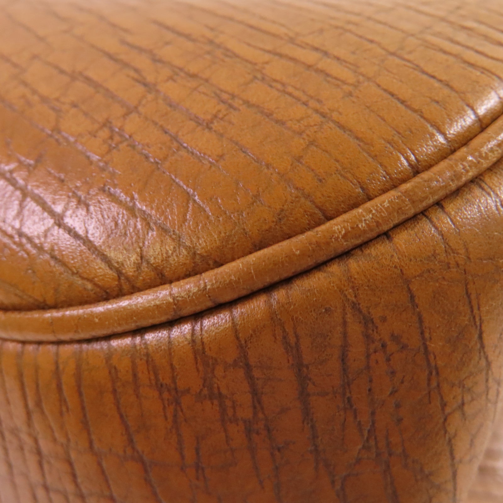 GUCCI 牛皮皮革Bamboo Handbag手挽袋啡色/黑色