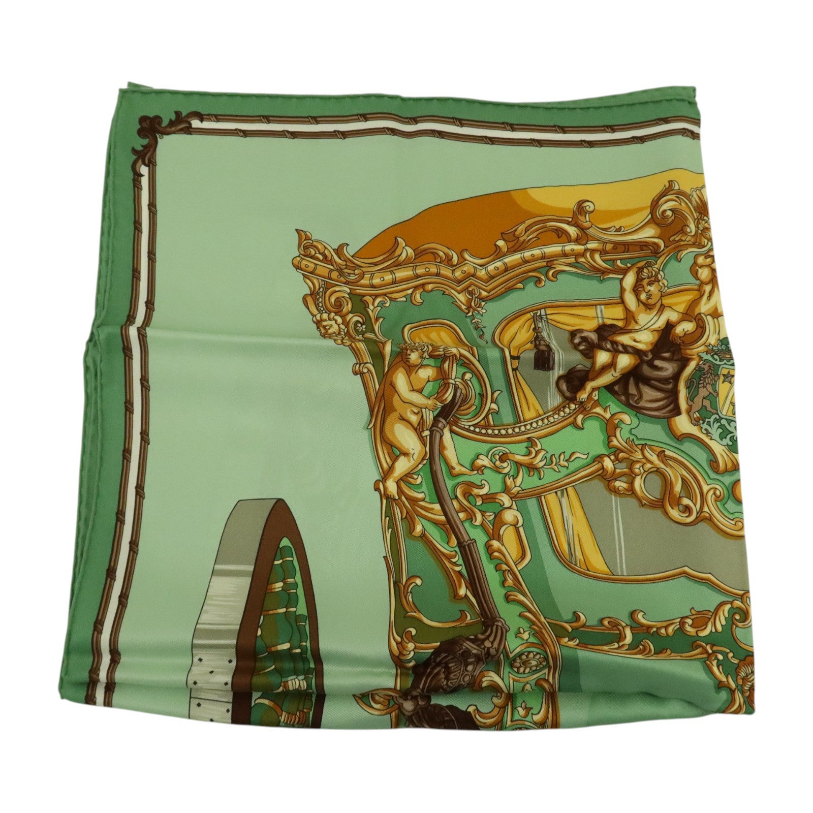 HERMES 絲質Scarf 70x70cm絲巾