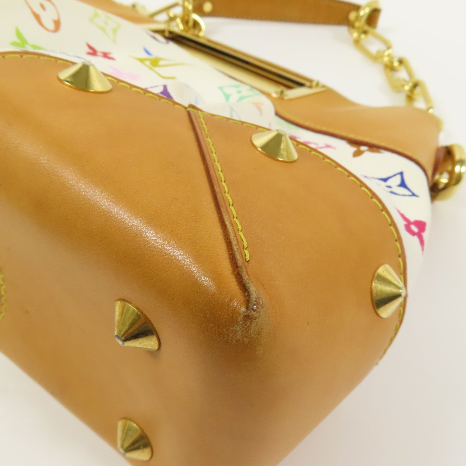 LOUIS VUITTON Monogram Multicolore Judy MM金扣手挽肩背兩用袋