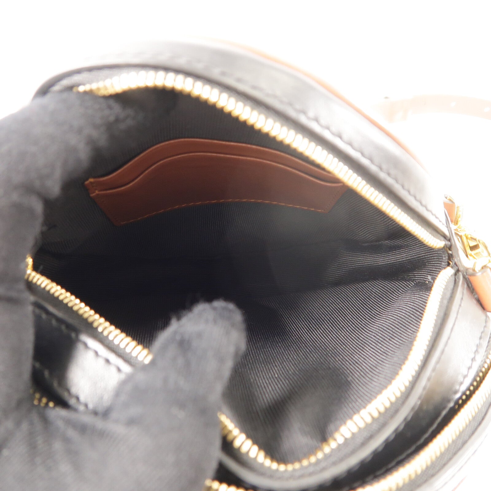 BURBERRY 塗層帆布/牛皮皮革Louise TB肩背袋