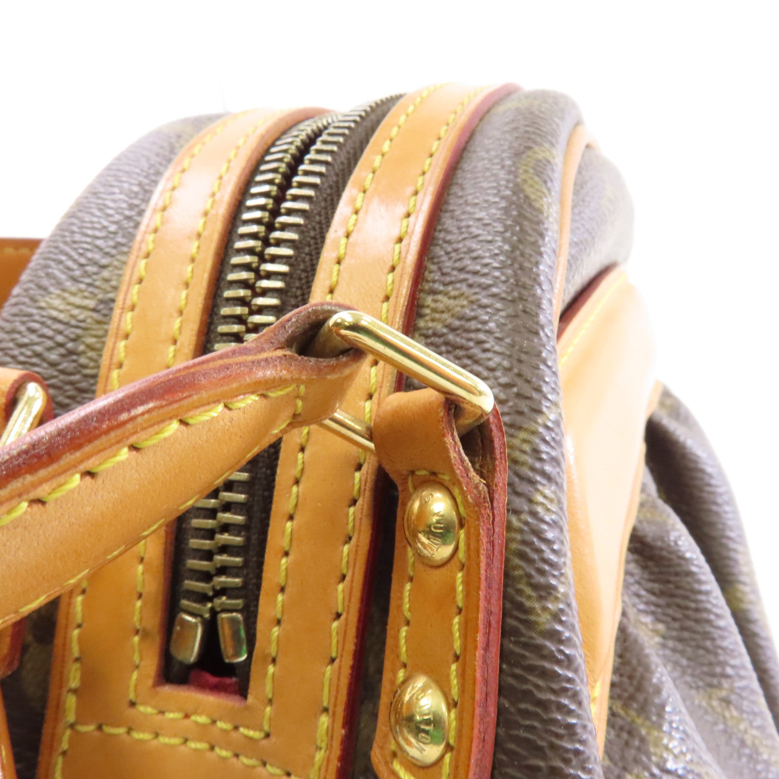 LOUIS VUITTON Monogram Klara金扣肩背袋啡色