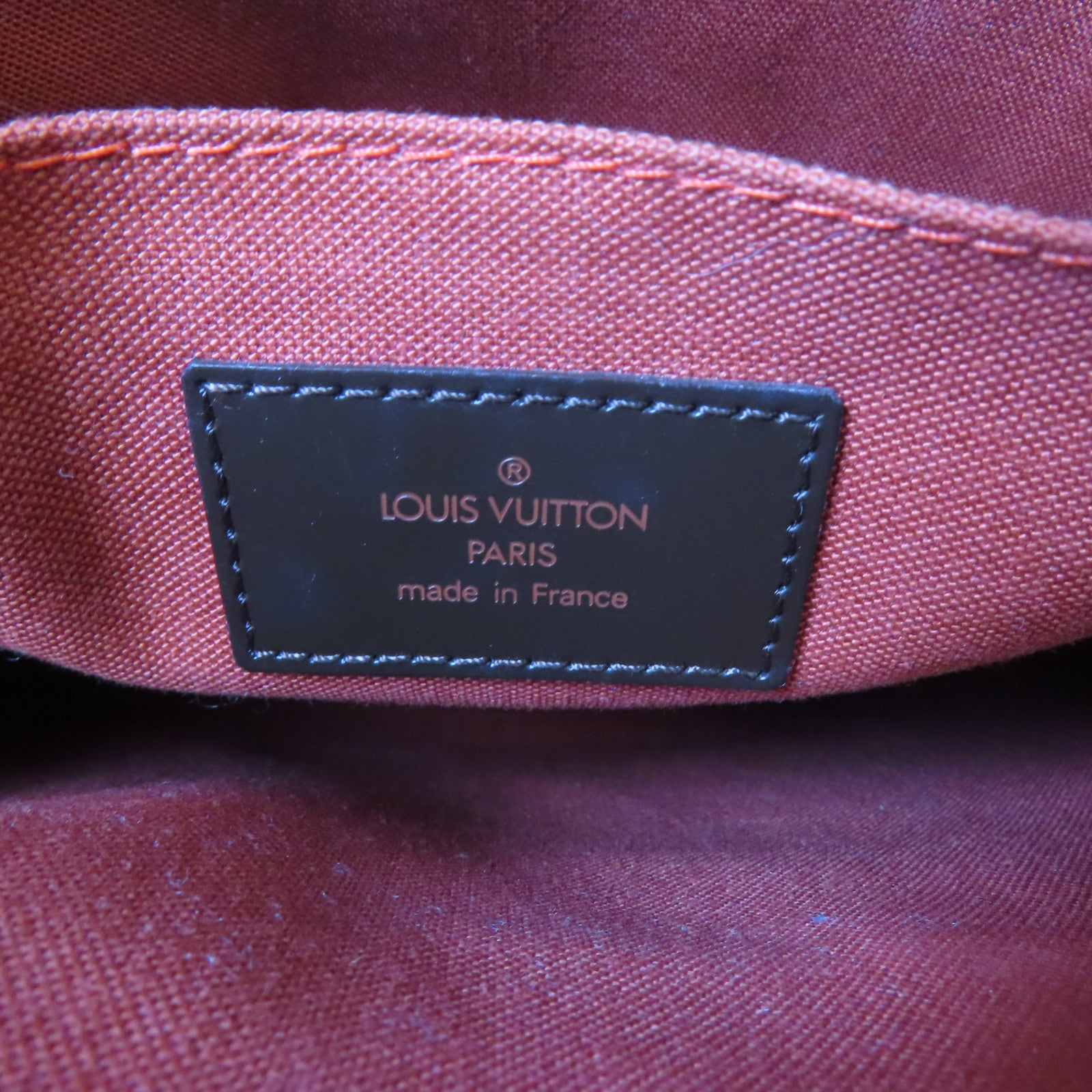 LOUIS VUITTON Damier Ebene Clifton金扣肩背袋啡色