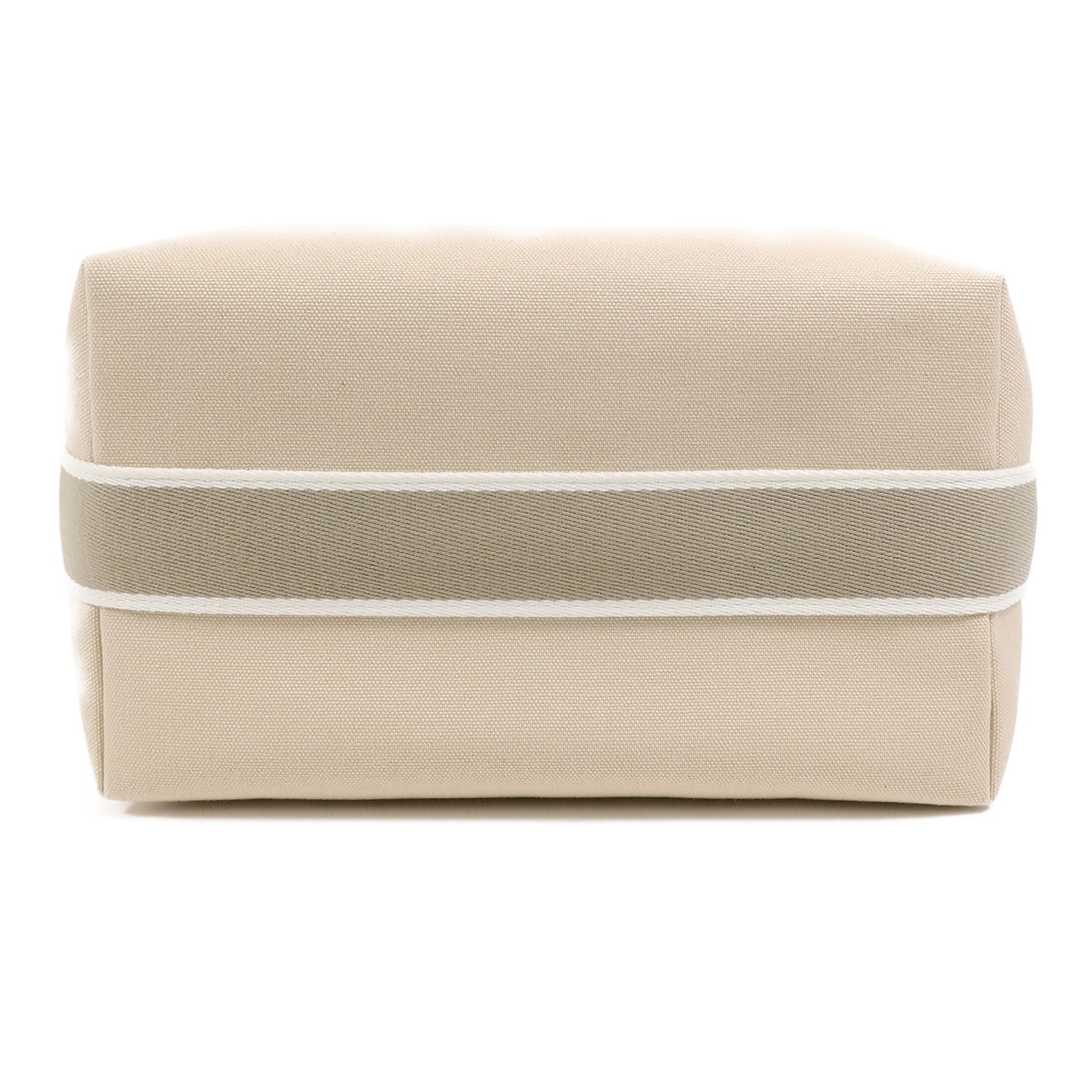 HERMES 帆布Bride a Brac GM手挽袋Naturel