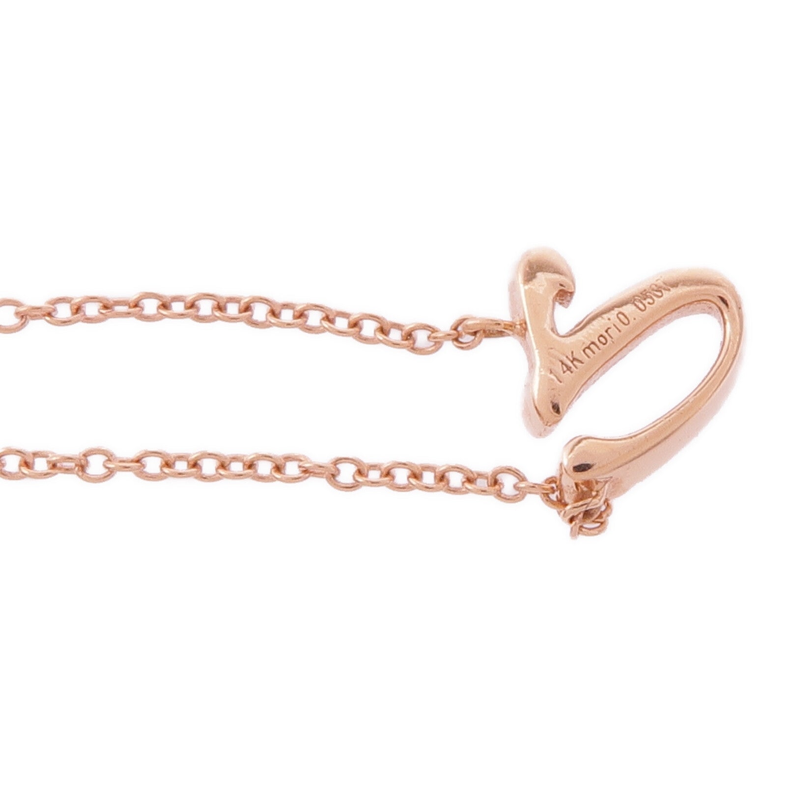 JEWELRY 14K玫瑰金Diamond Necklace鑽石項鍊