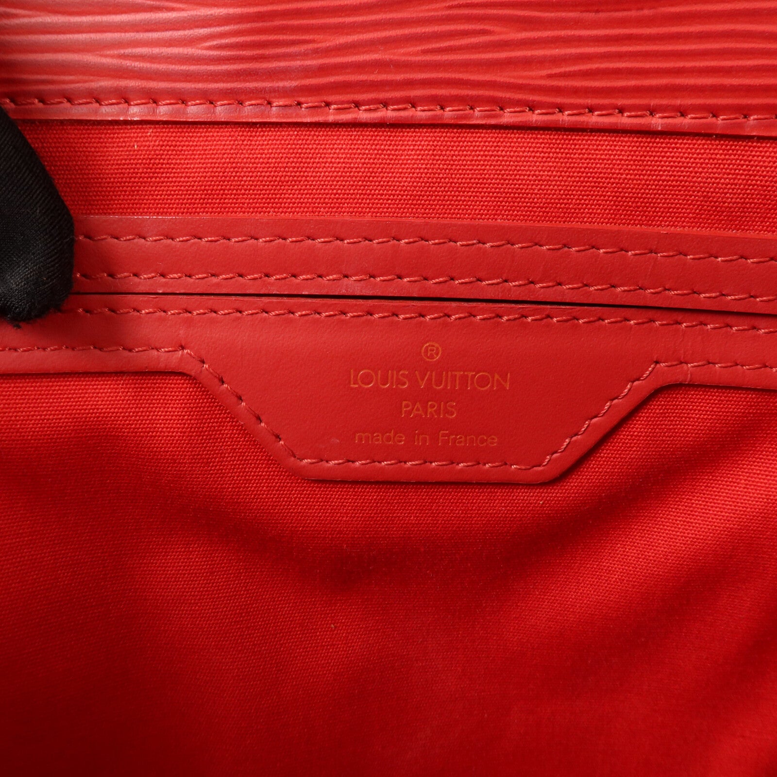 LOUIS VUITTON Epi Sac Plat PM手挽袋