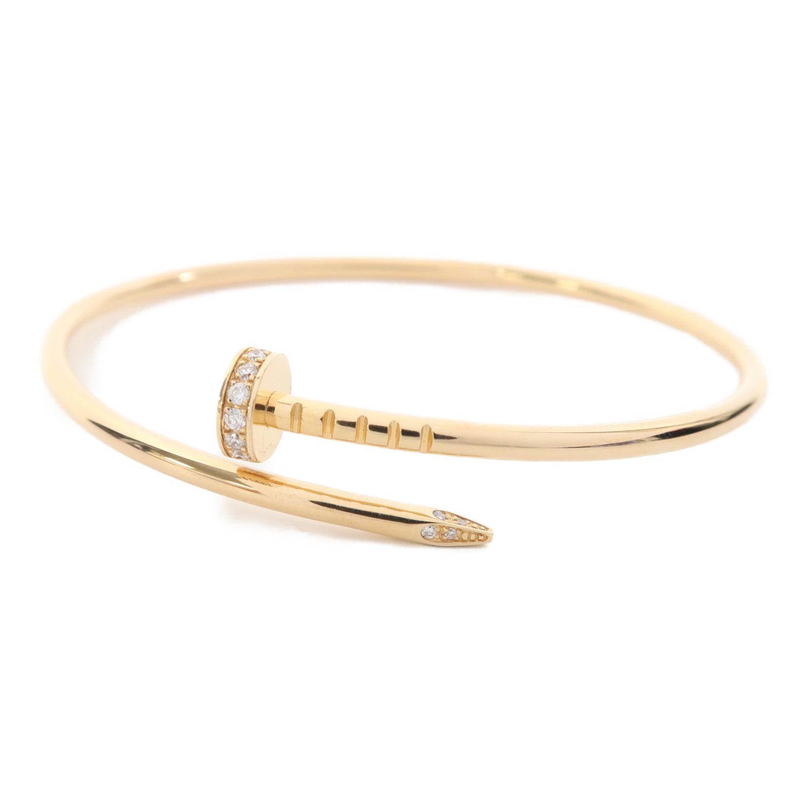 CARTIER 18K黃金Juste Un Clou手鐲Cartier#16