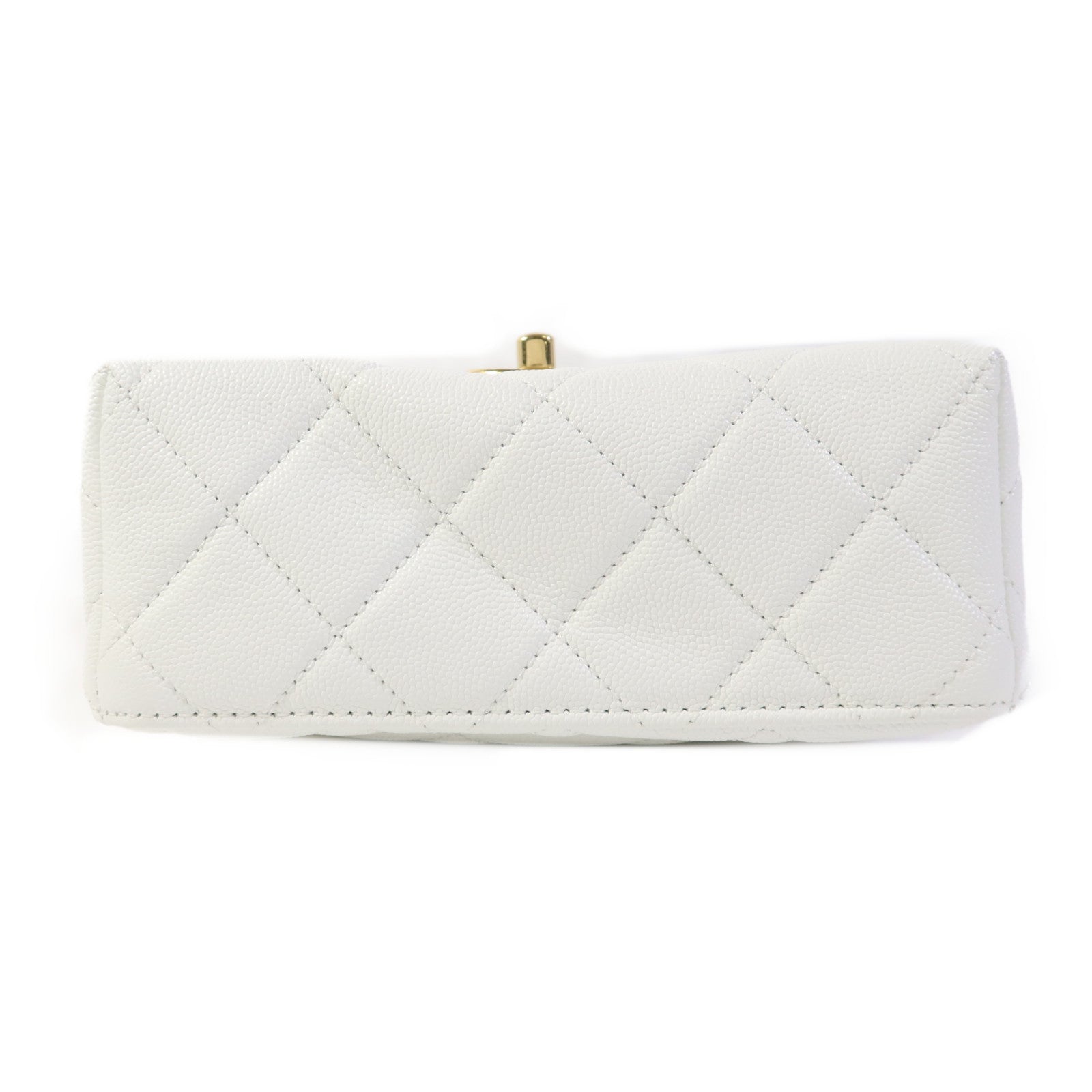 CHANEL 牛皮皮革Vanity 23C金扣鏈帶手挽肩背兩用袋