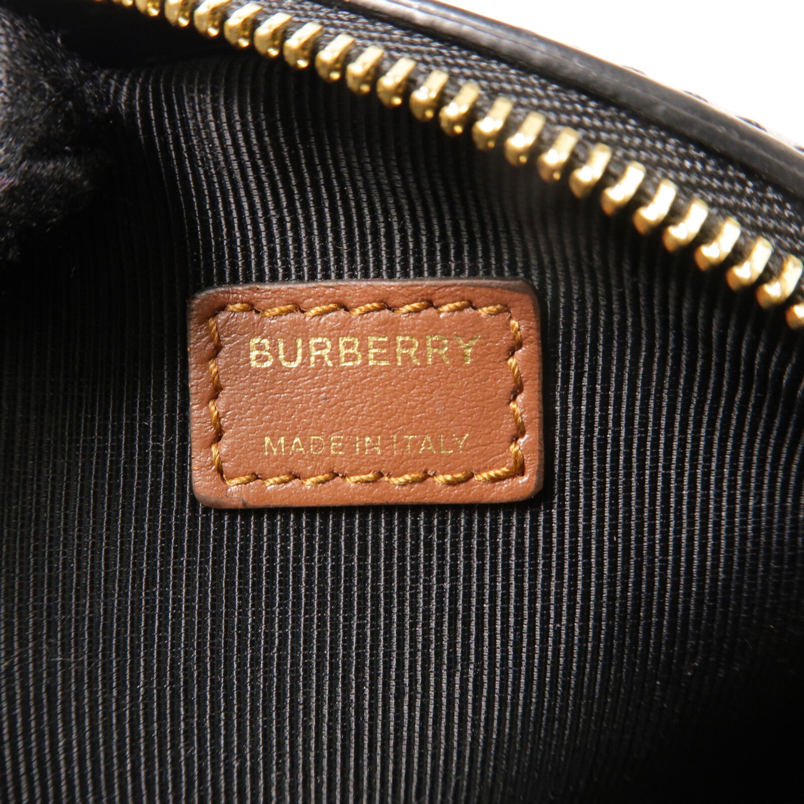 BURBERRY 塗層帆布/牛皮皮革Louise TB肩背袋