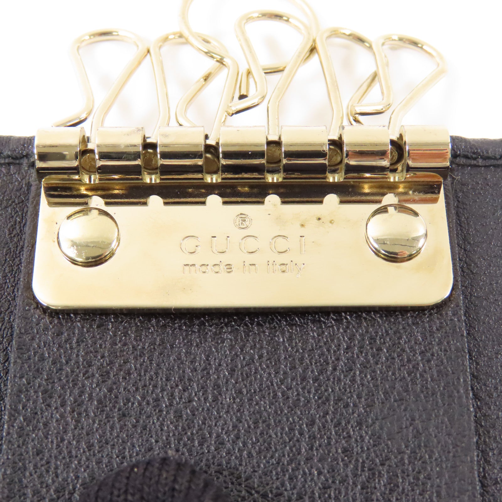 GUCCI 牛皮皮革Key Holder鎖匙包