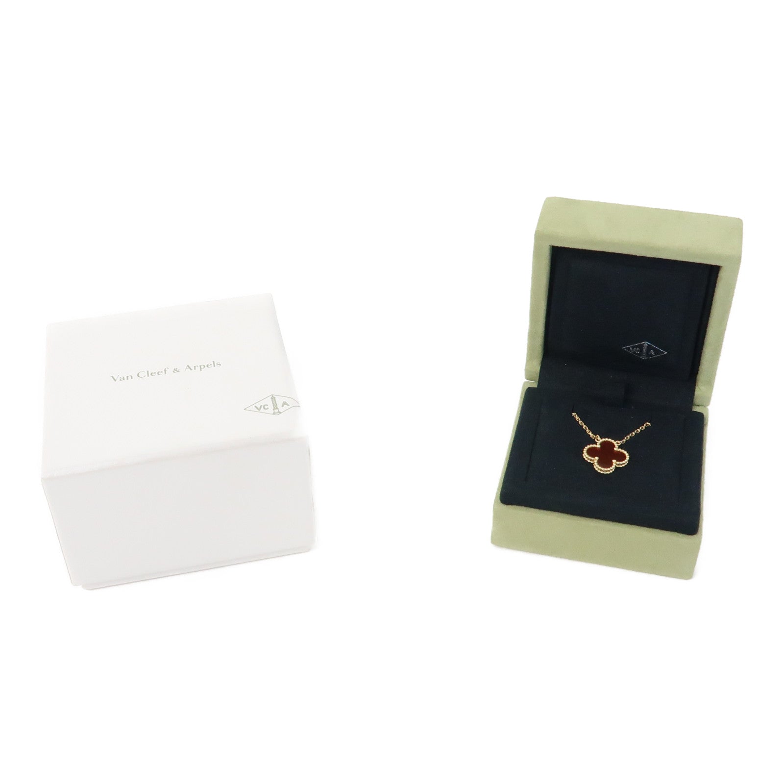 Van Cleef & Arpels 18黃金Necklace項鍊琥珀色