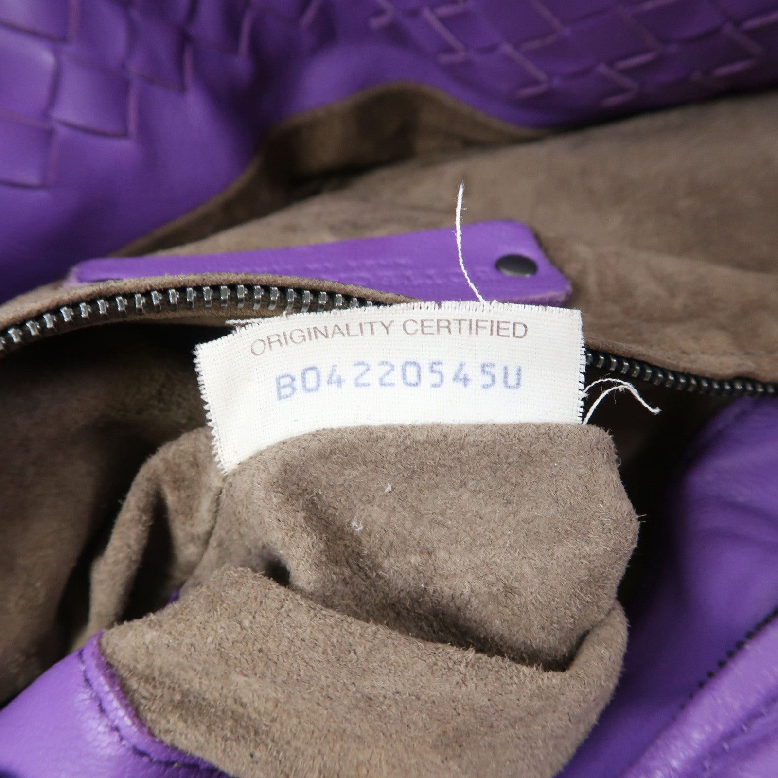 BOTTEGA VENETA 織紋皮革Shoulder Bag肩背袋紫色