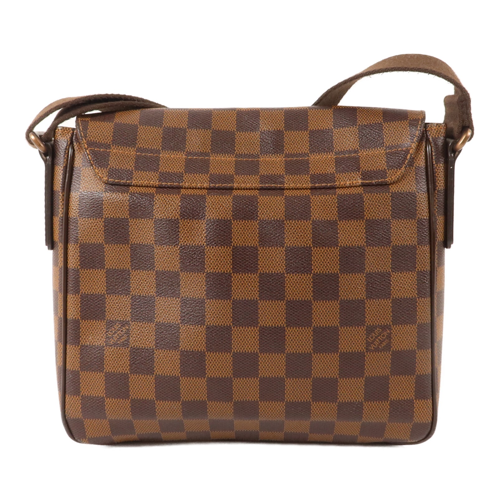 LOUIS VUITTON Damier District PM金扣肩背袋