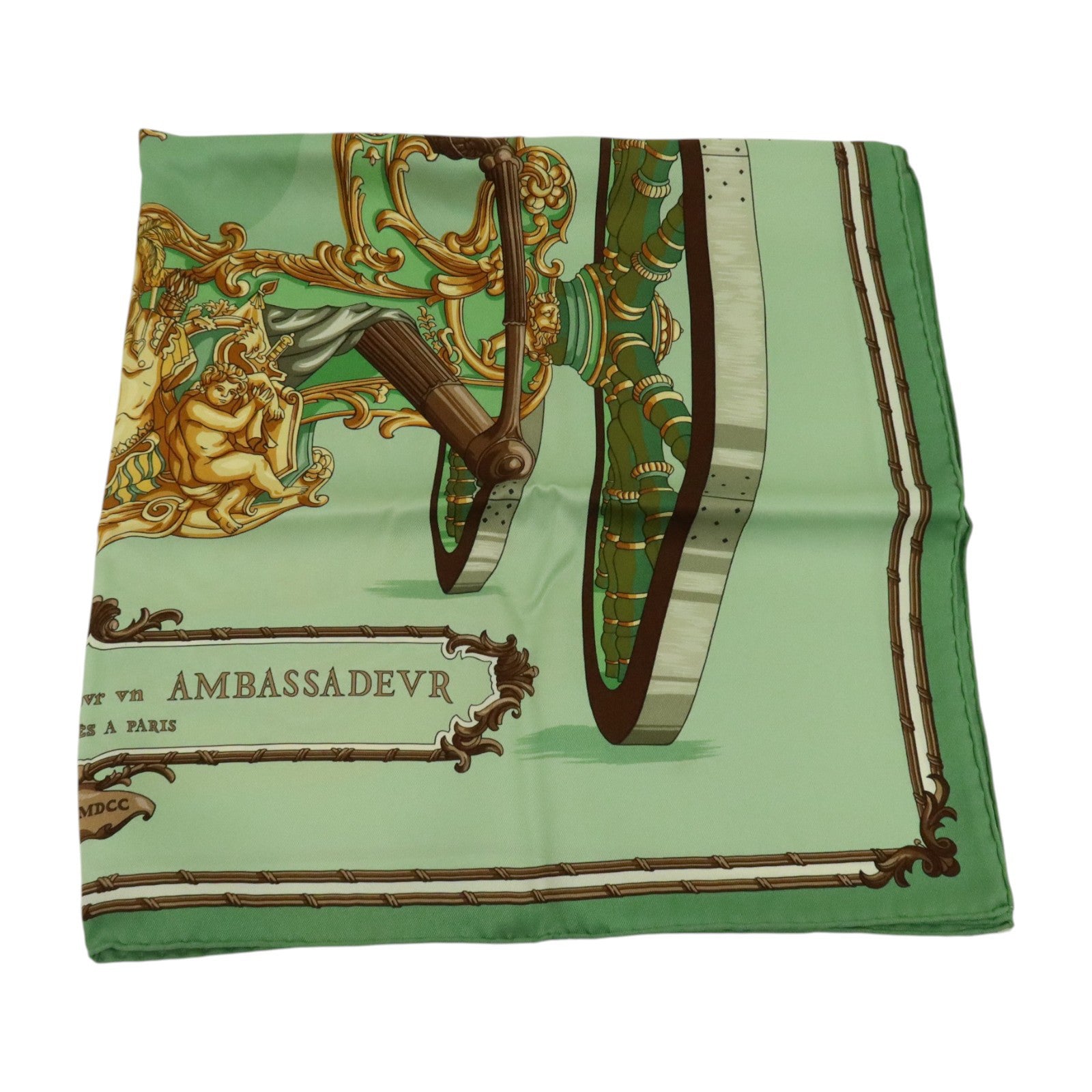 HERMES 絲質Scarf 70x70cm絲巾