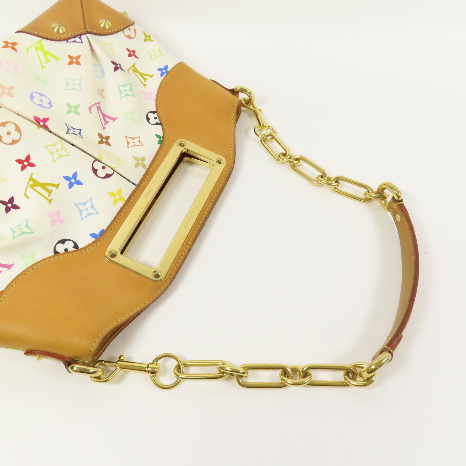 LOUIS VUITTON Monogram Multicolore Judy MM金扣手挽肩背兩用袋