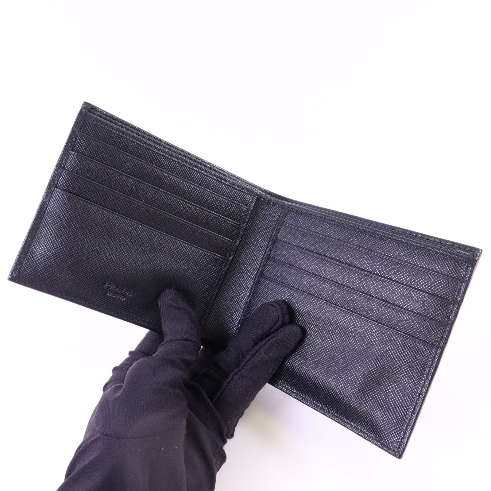 PRADA 牛皮皮革Wallet錢包