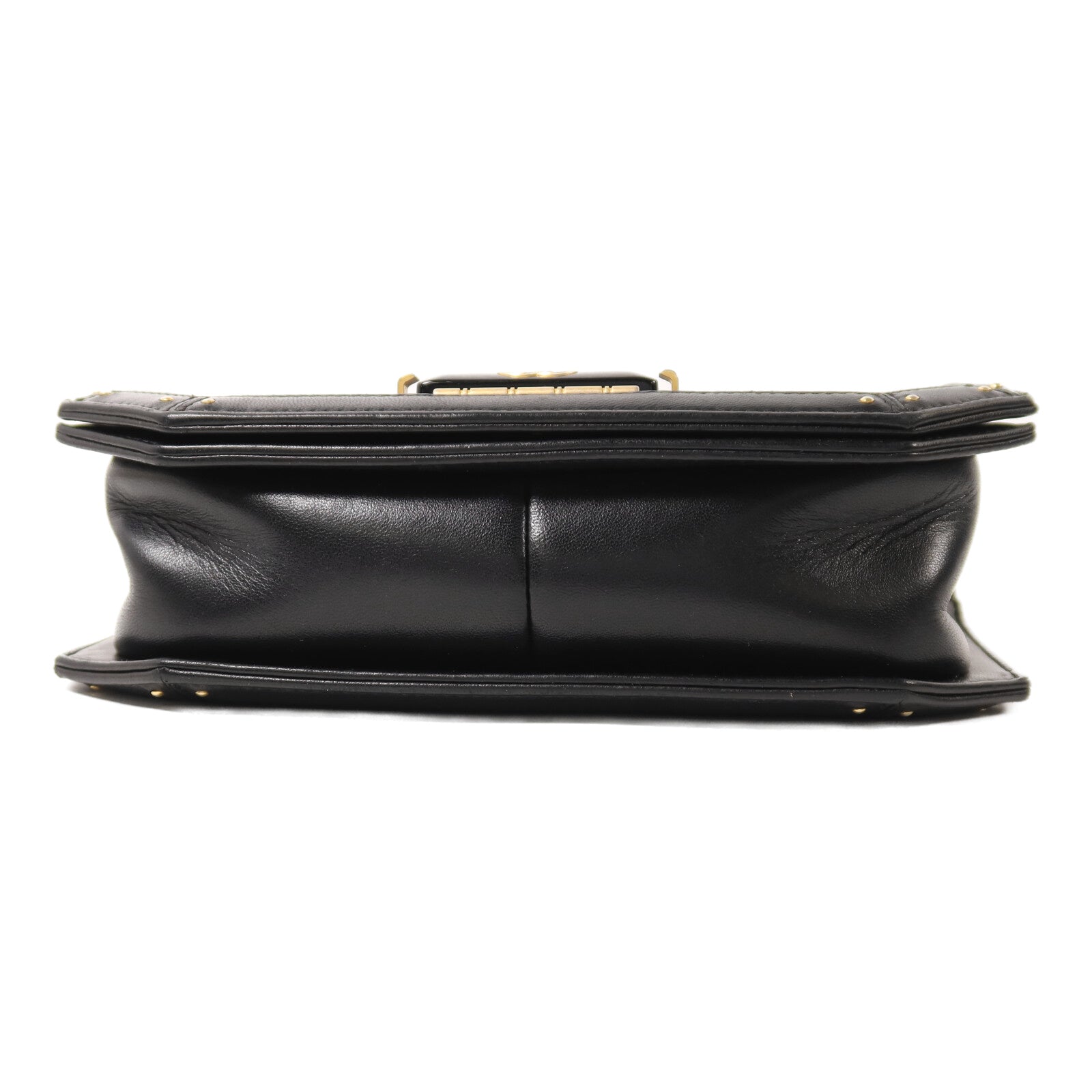 CHANEL 羊皮皮革Shoulder Bag金扣鏈帶肩背袋