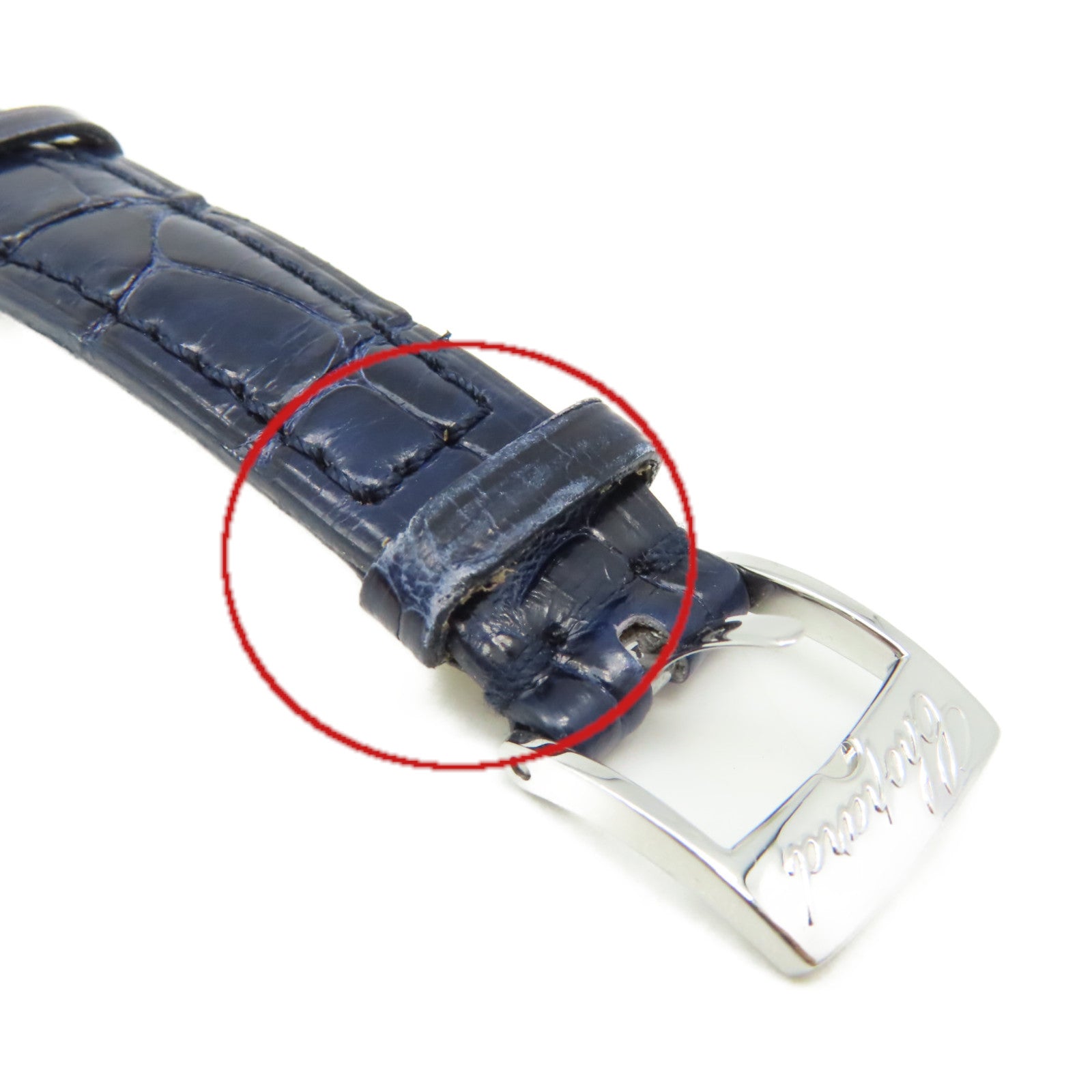 Chopard Happy Sport 5 Diamond Watch不鏽鋼/皮革帶石英機芯手錶白色