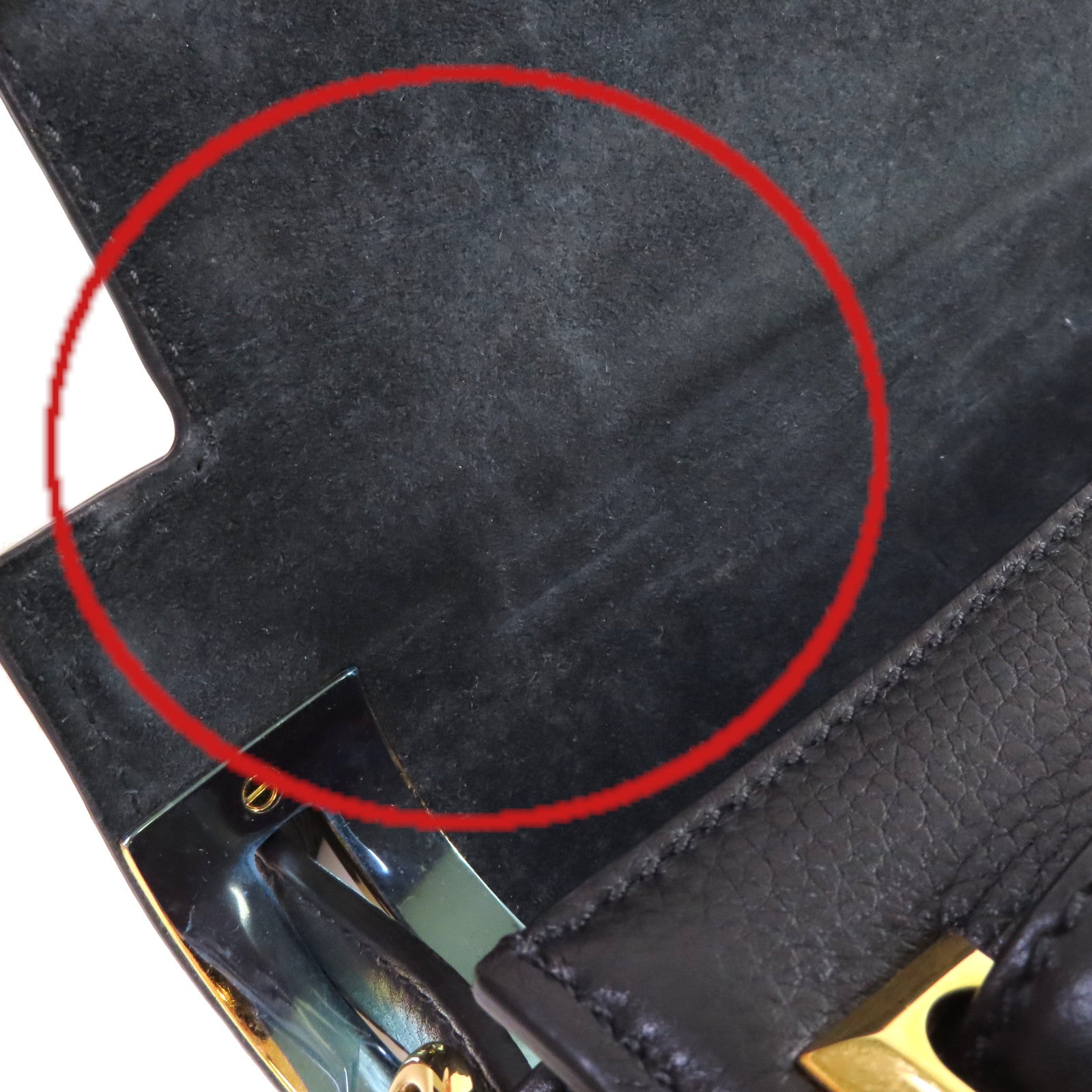 Valentino 牛皮皮革2Way Shoulder Bag金扣手挽肩背兩用袋黑色