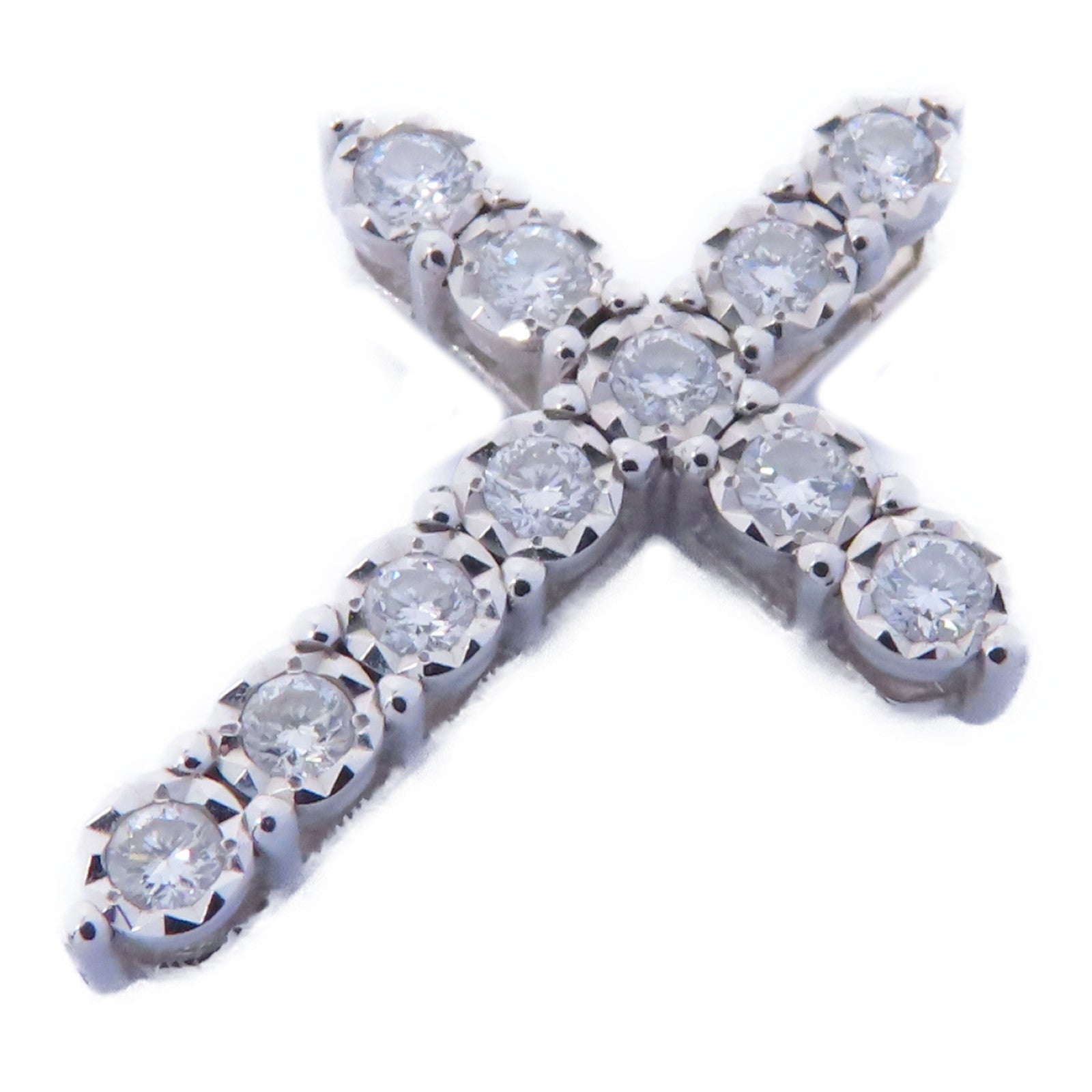 JEWELRY 18K白金Diamond Pendant Top 0.23ct鑽石吊墜