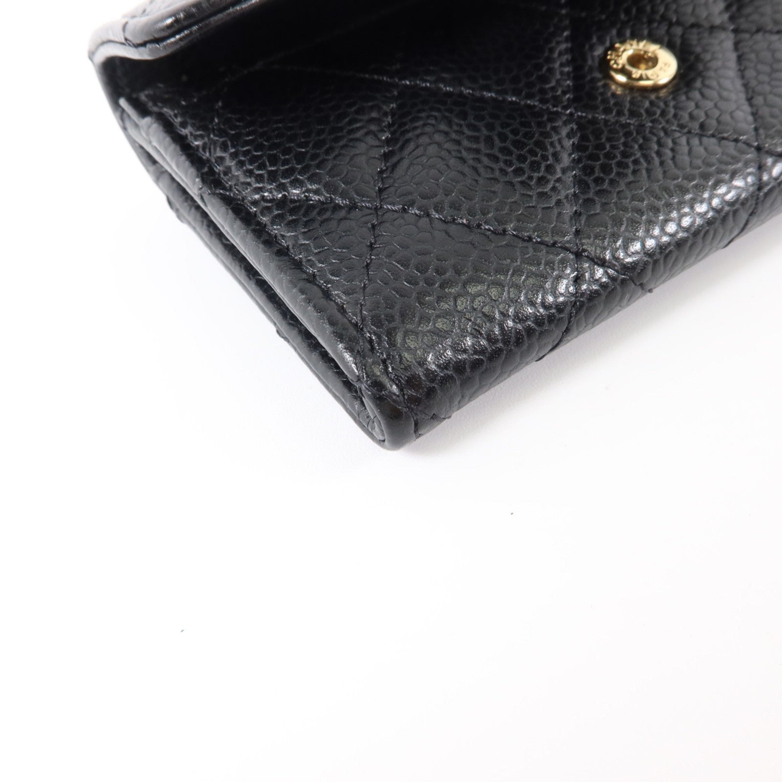 CHANEL 牛皮皮革Classic Flap Card Holder金扣卡片套