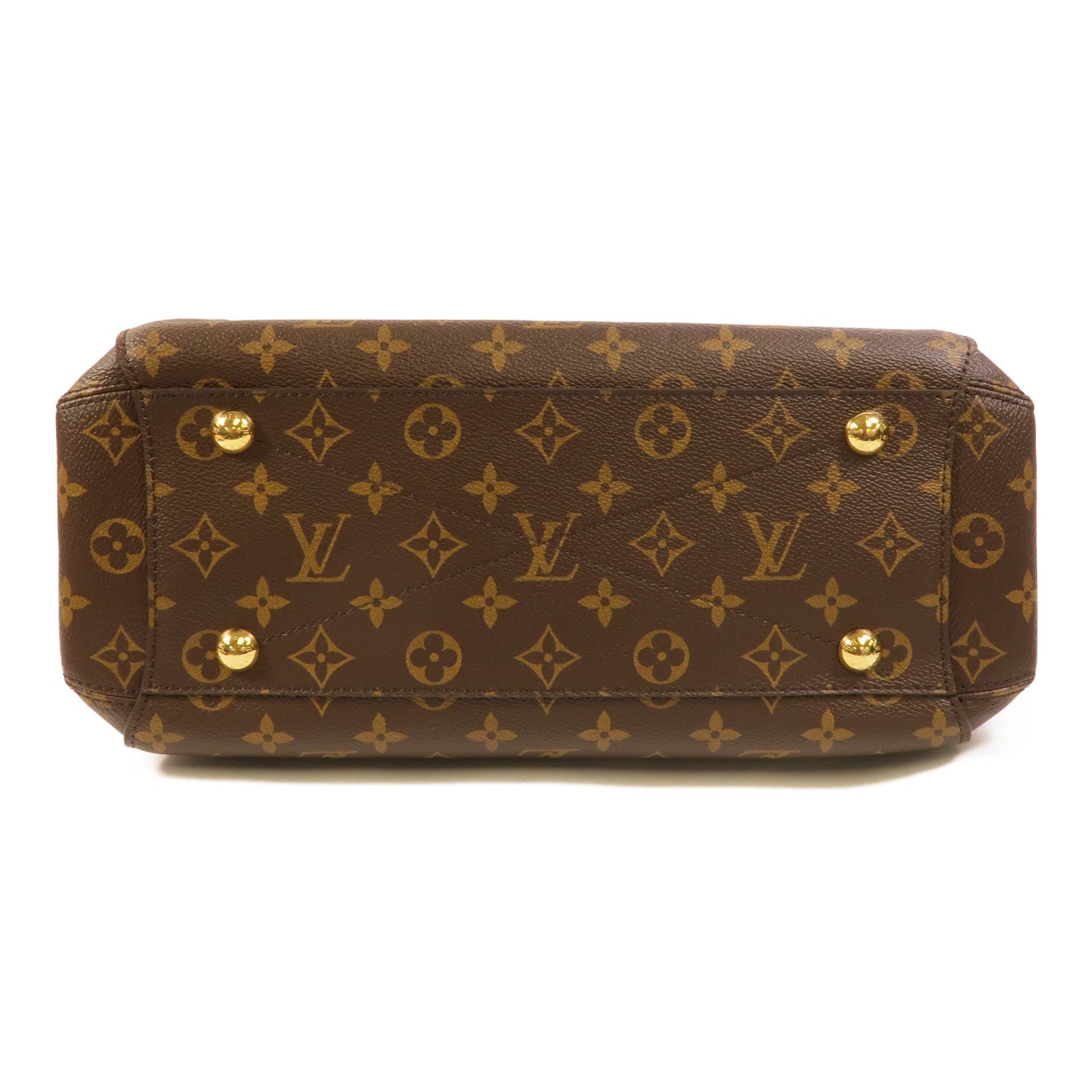 LOUIS VUITTON Monogram Montaigne MM金扣手挽肩背兩用袋