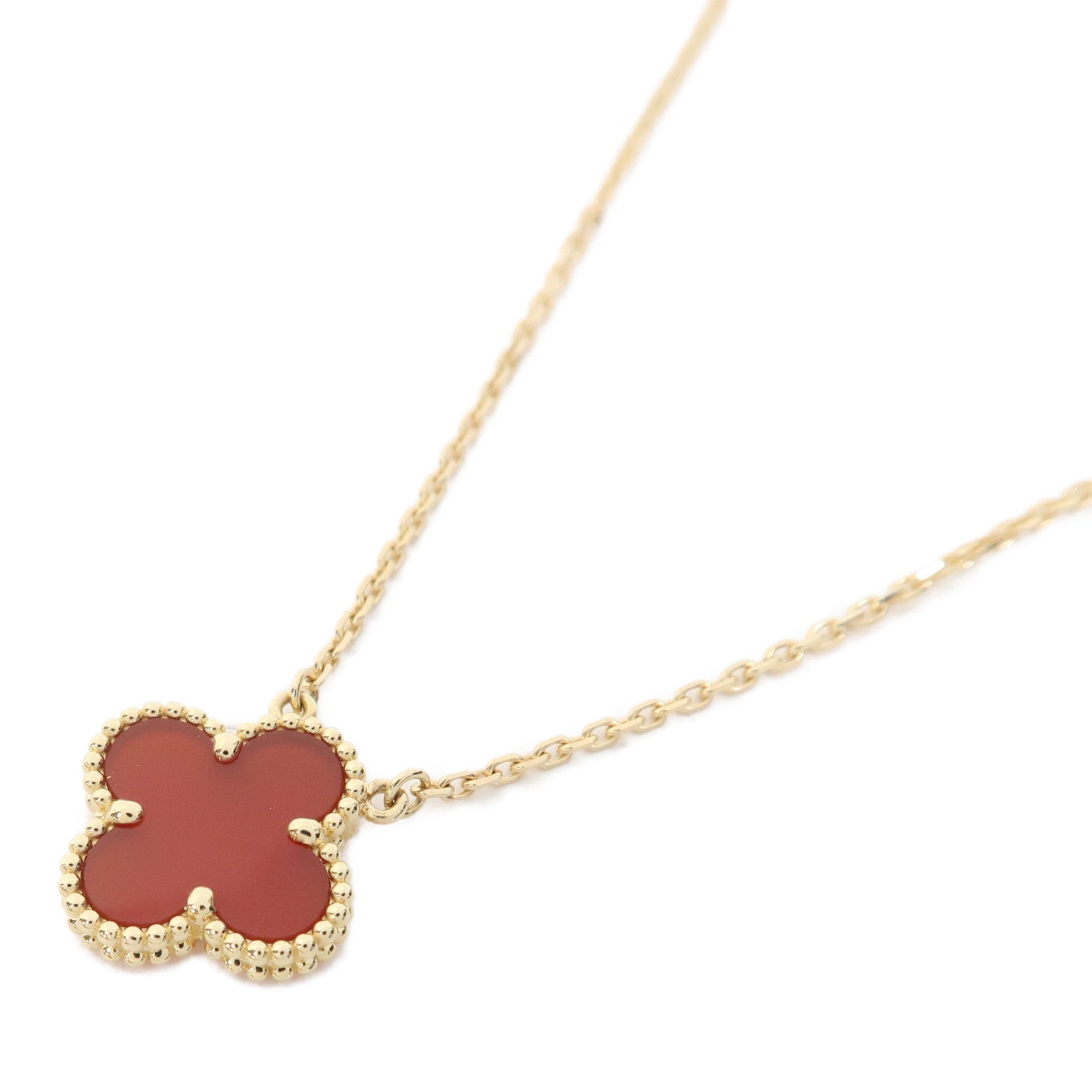 Van Cleef & Arpels 18黃金Necklace項鍊琥珀色