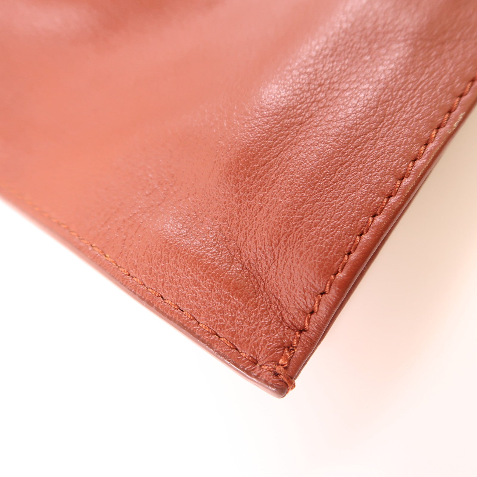 BOTTEGA VENETA BV GHW Hand Bag Calfskin Leather Brown