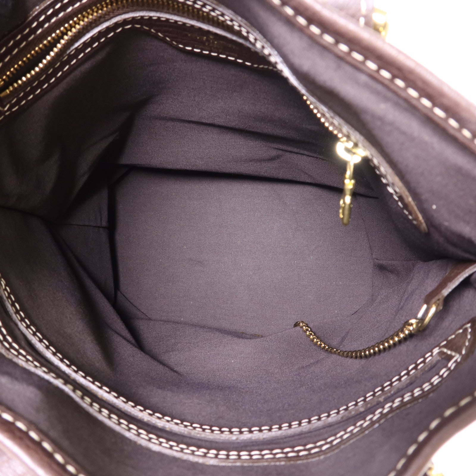 LOUIS VUITTON Monogram Mini Lin Bucket PM金扣肩背袋
