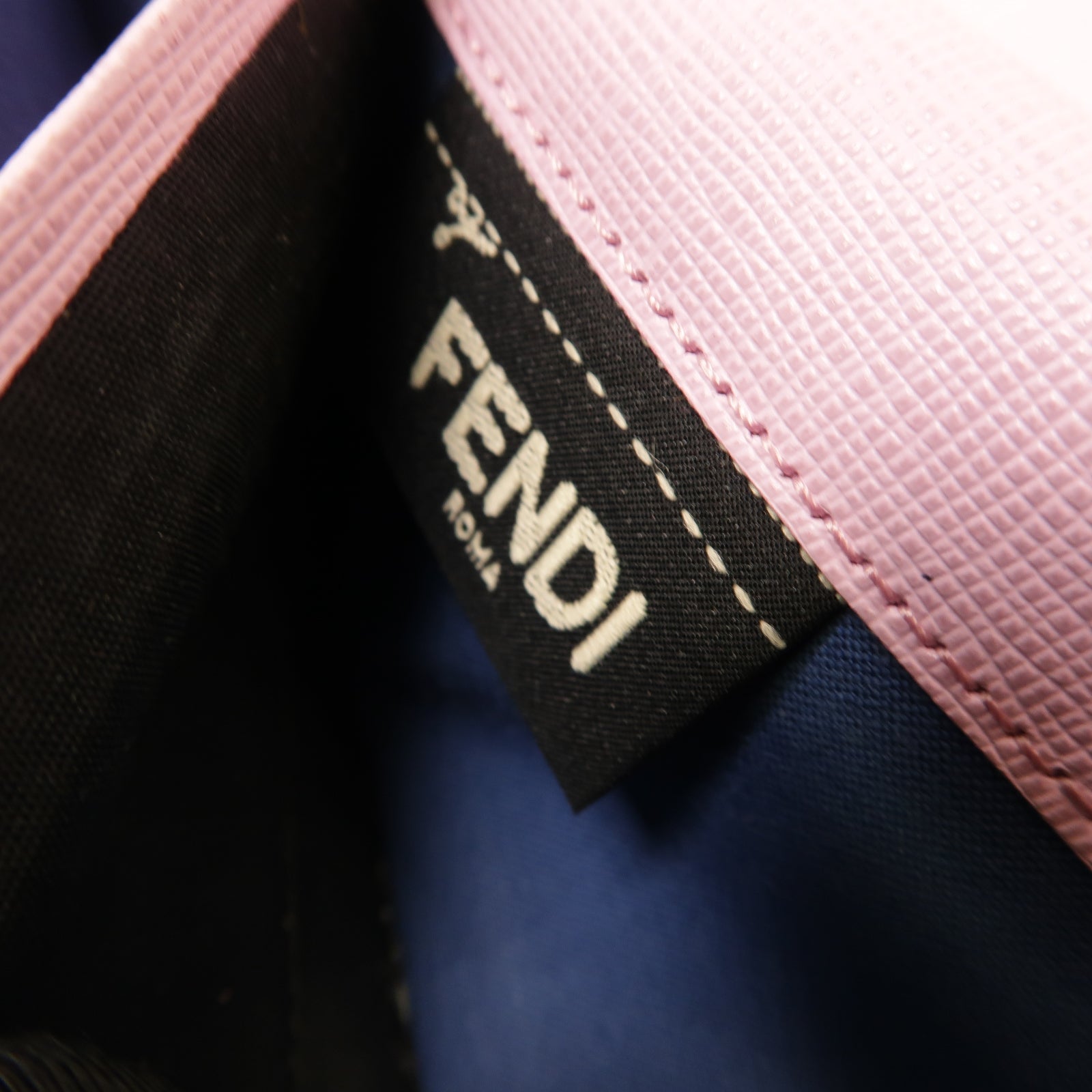 FENDI 【激減優惠】塗層帆布Long Wallet金扣長錢包藍色/粉紅色/紫色