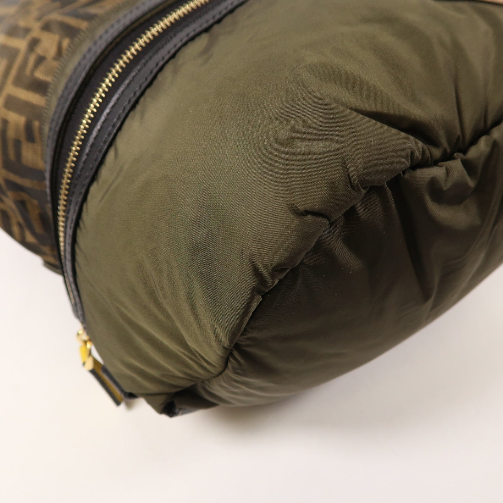 FENDI Waist Bag Backpack Nylon Brown