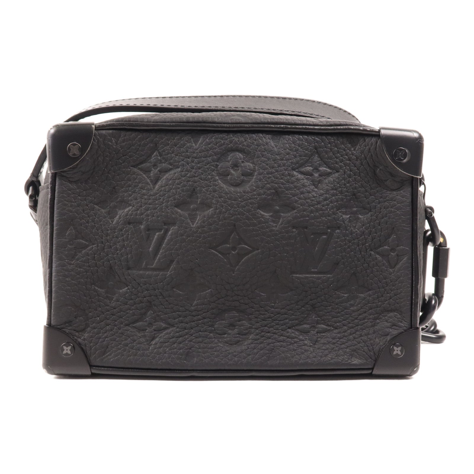 LOUIS VUITTON Monogram Taurillon Mini Soft Trunk肩背袋