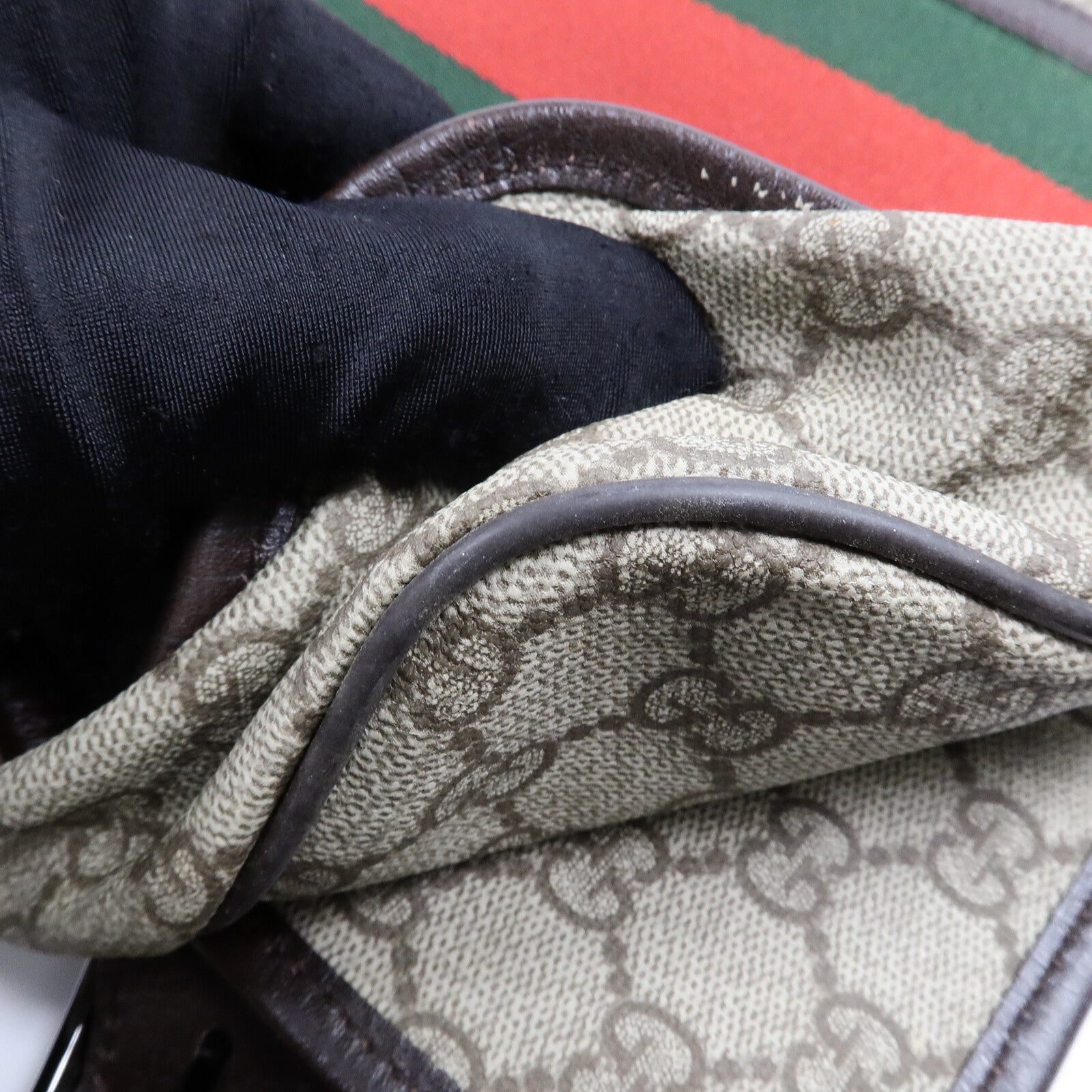 GUCCI 塗層帆布Shoulder Bag肩背袋