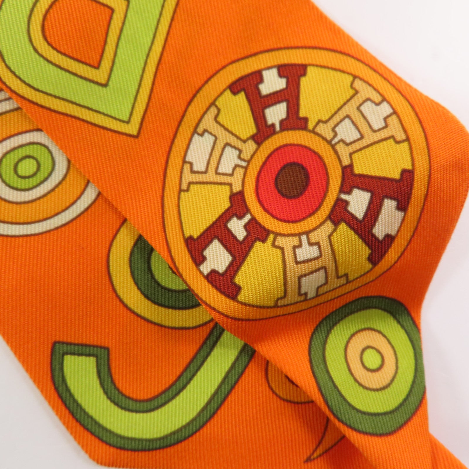 HERMES 【激減優惠】絲質Twilly絲巾