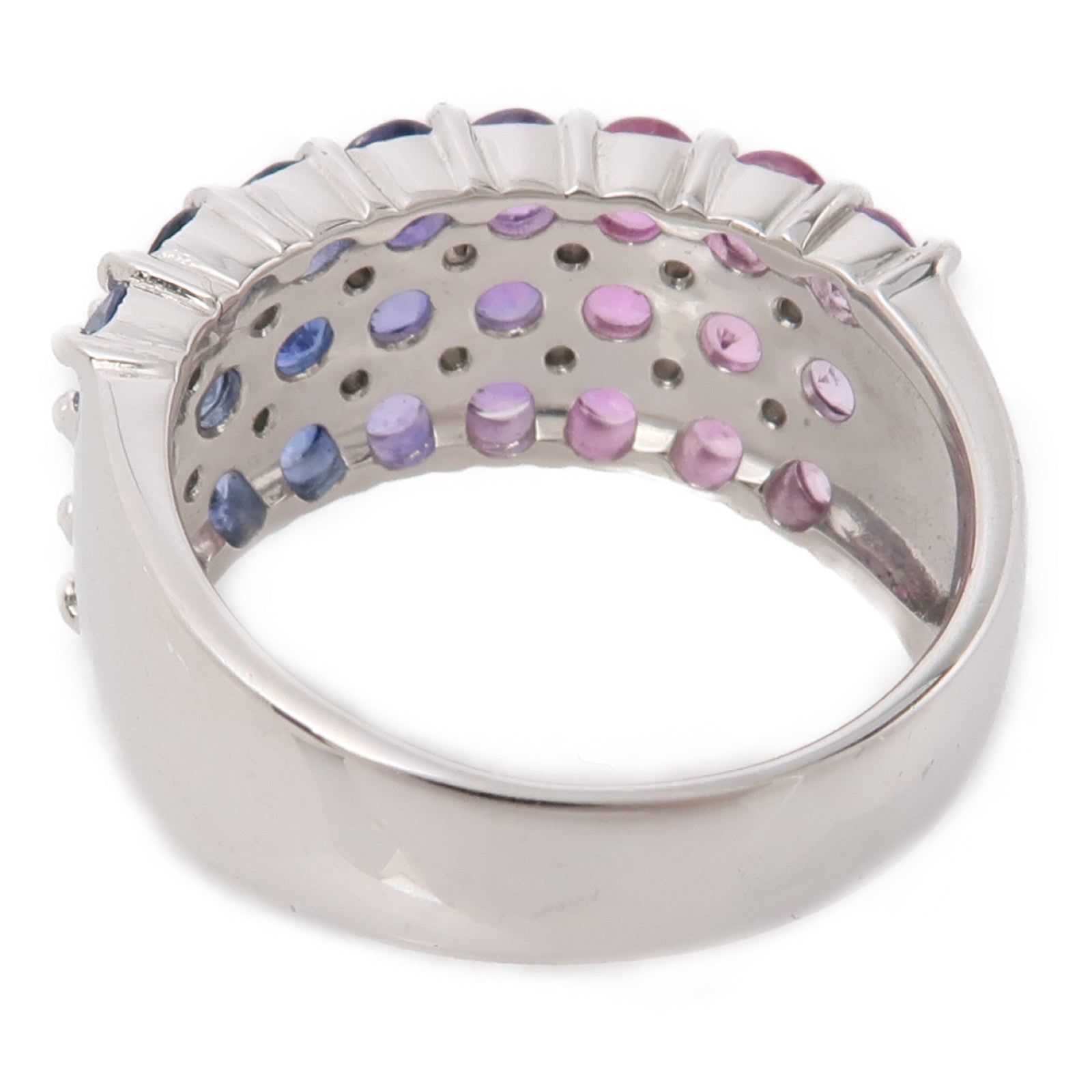 JEWELRY Sapphire Diamond Ring PT900 Platinum US#6.5