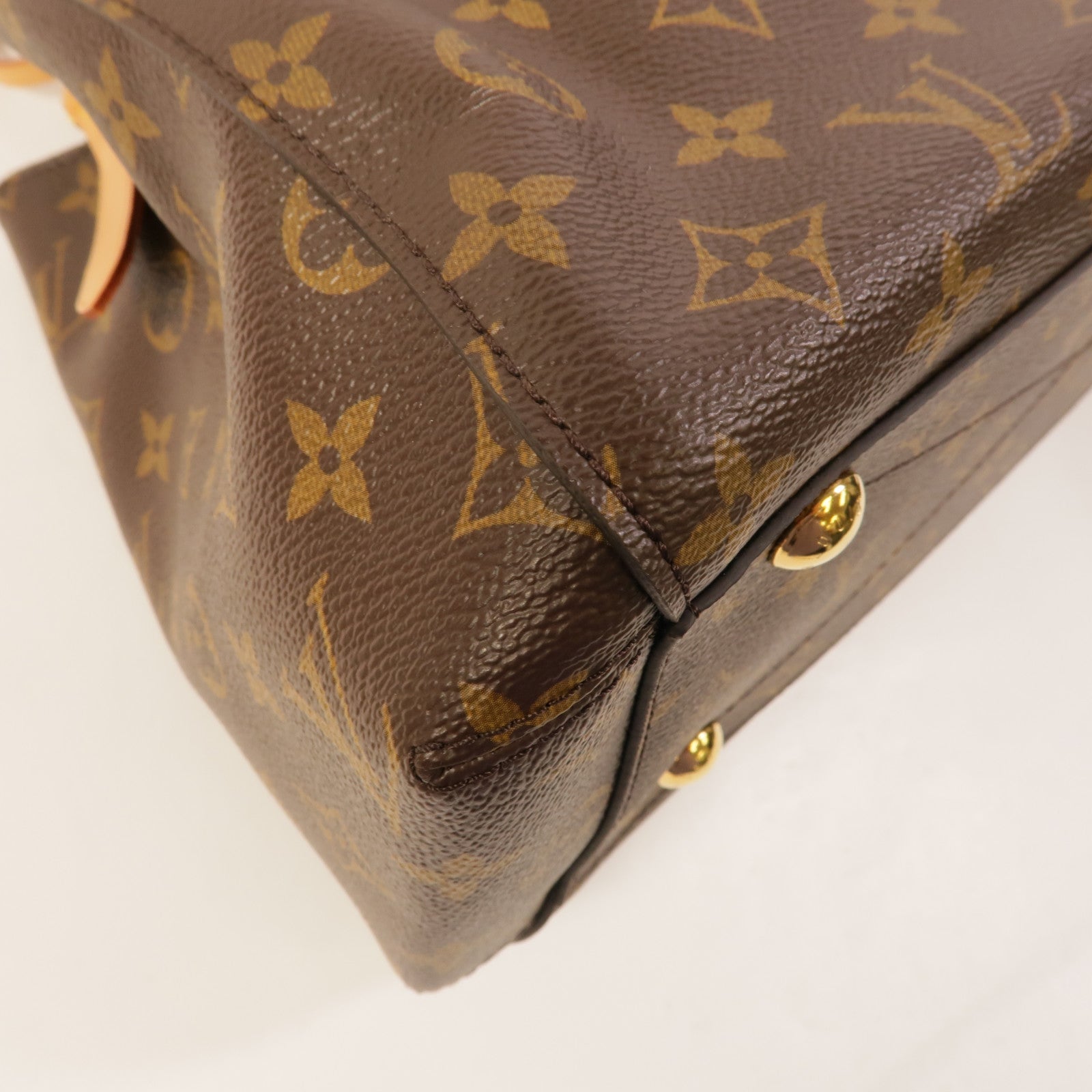 LOUIS VUITTON Monogram Montaigne MM金扣手挽肩背兩用袋