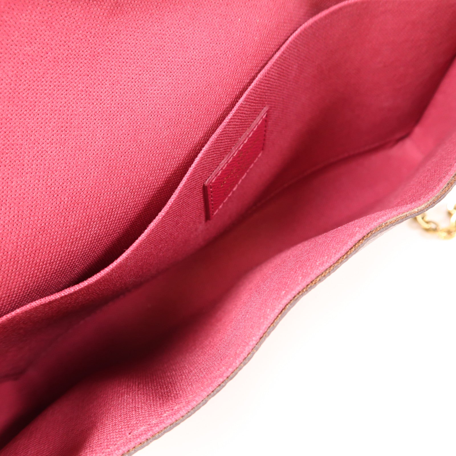 LOUIS VUITTON LV GHW Pochette Felicie Chain Shoulder Bag M61276 Monogram Brown