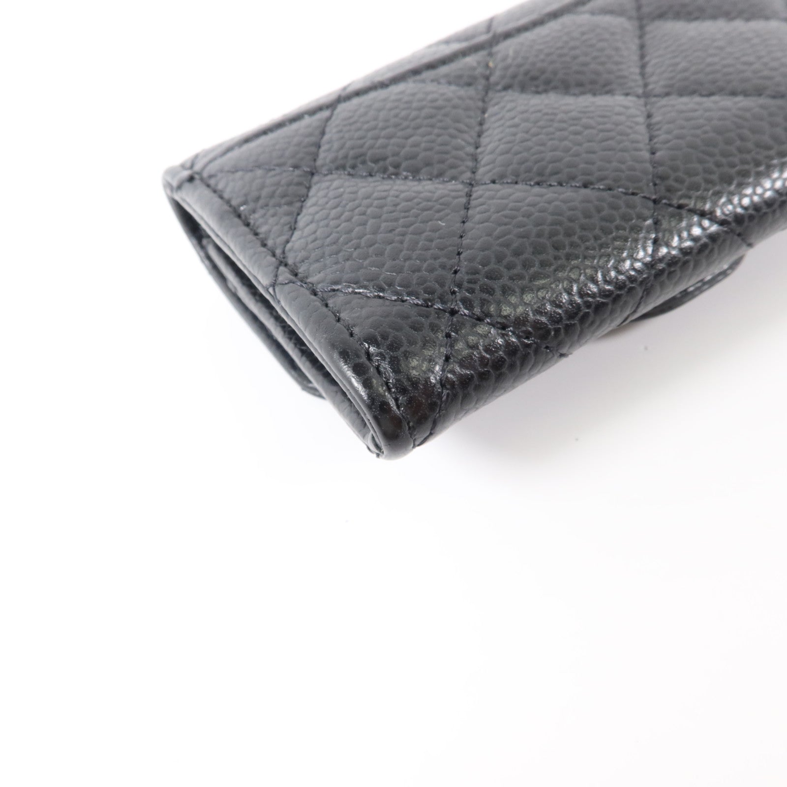CHANEL 牛皮皮革Classic Flap Card Holder金扣卡片套