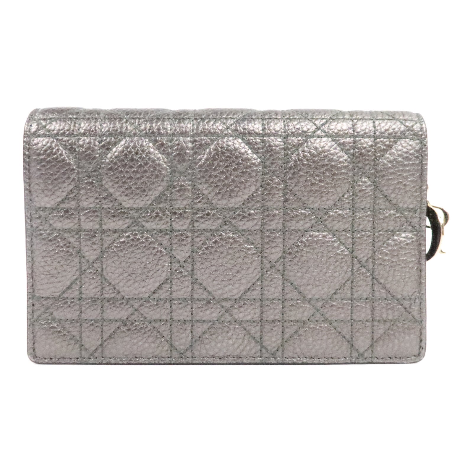 Dior 牛皮皮革Wallet On Cahin手拿包