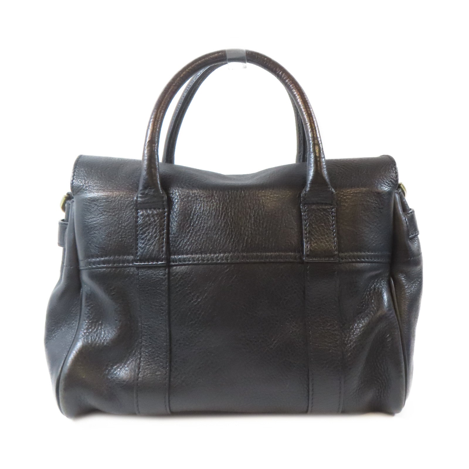 MULBERRY 皮革2 Way Shoulder Bag金扣手挽肩背兩用袋黑色