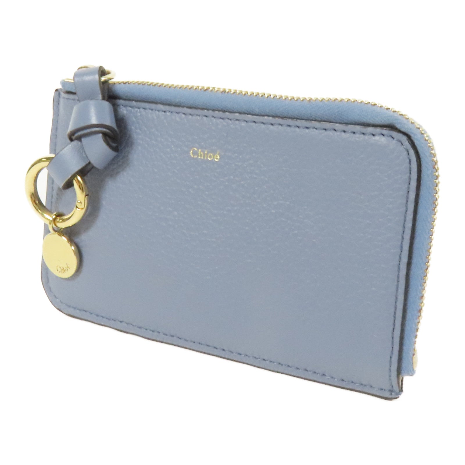 Chloe 牛皮皮革Card Case金扣卡片套