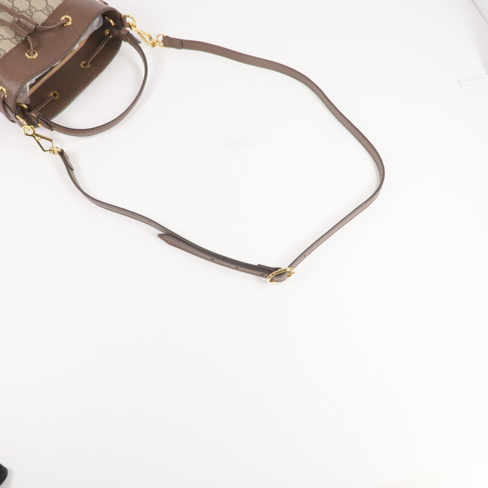 GUCCI 塗層帆布Ophidia GG Bucket金扣手挽肩背兩用袋