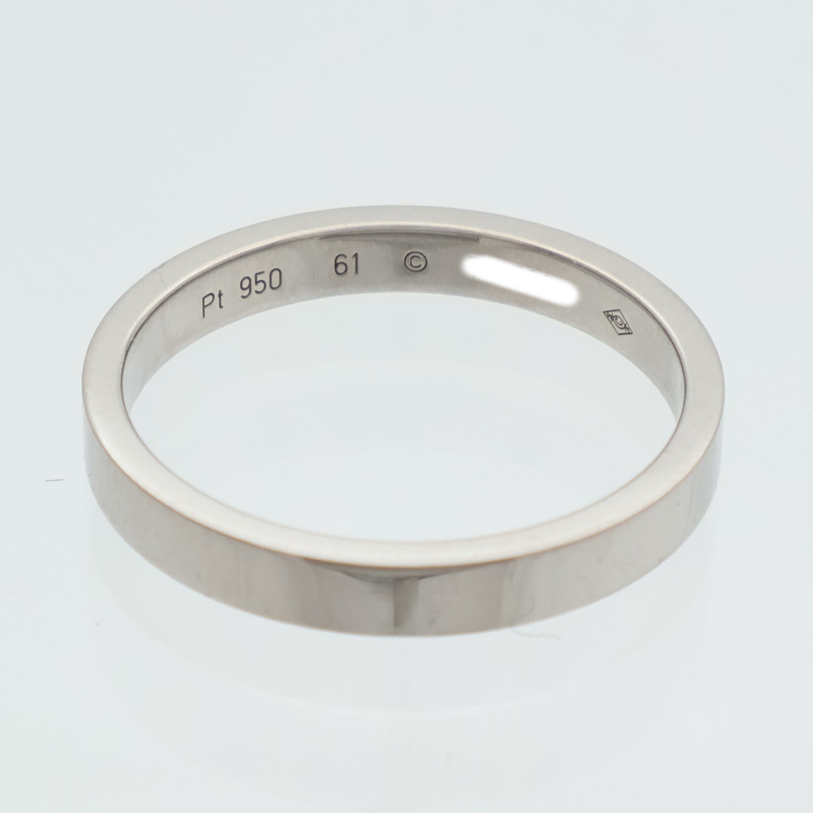 CARTIER PT950鉑金C De Ring戒指