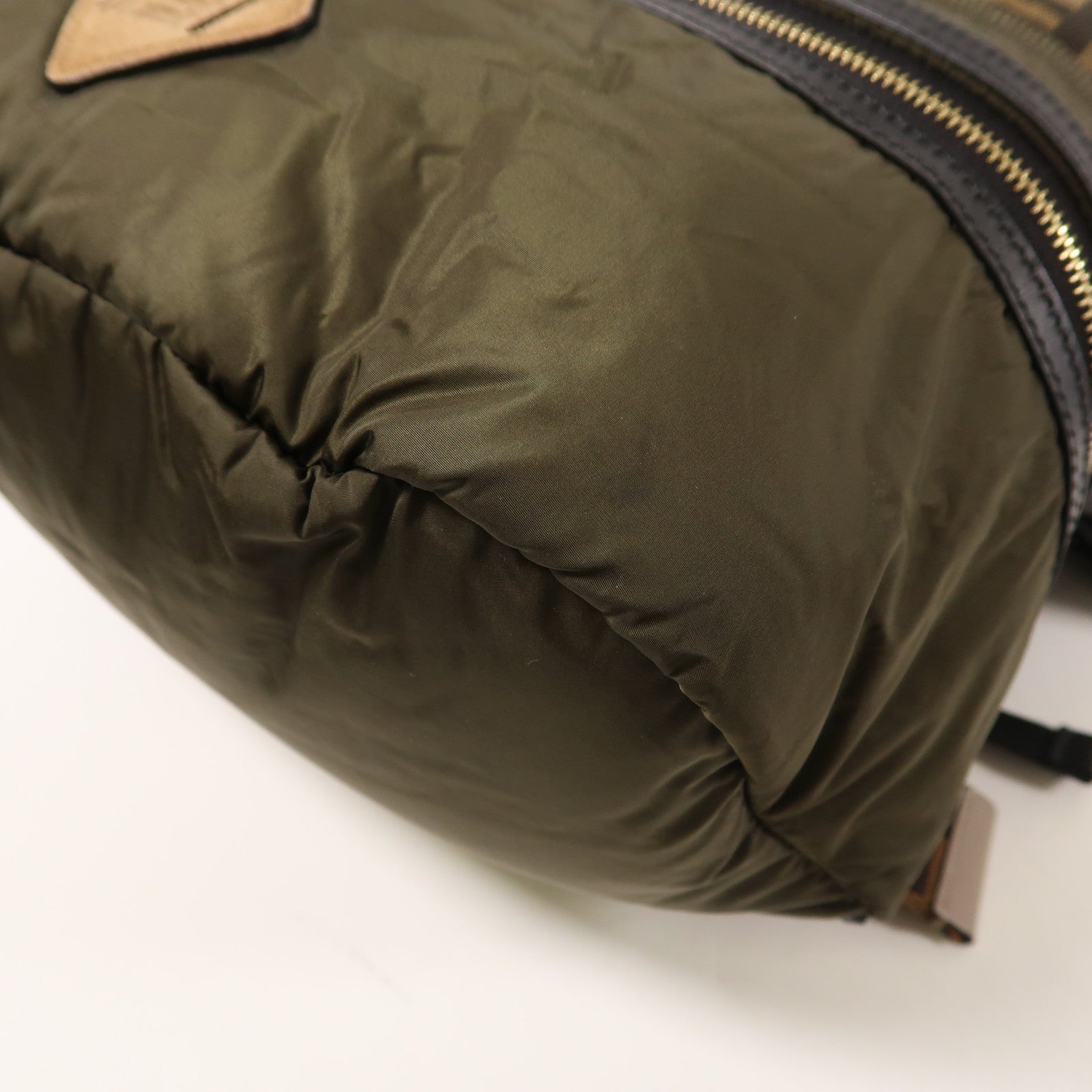 FENDI Waist Bag Backpack Nylon Brown