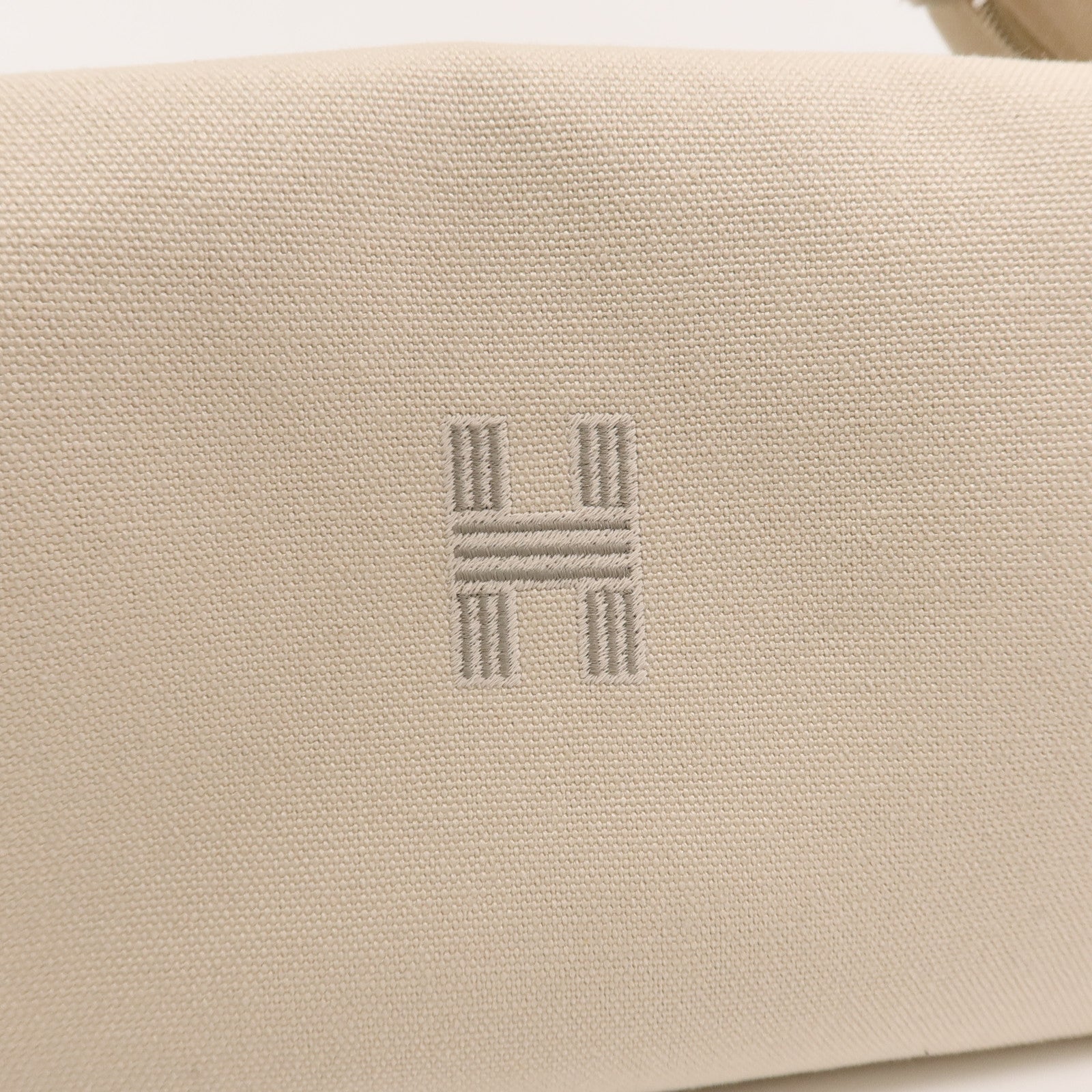 HERMES 帆布Bride a Brac GM手挽袋Naturel